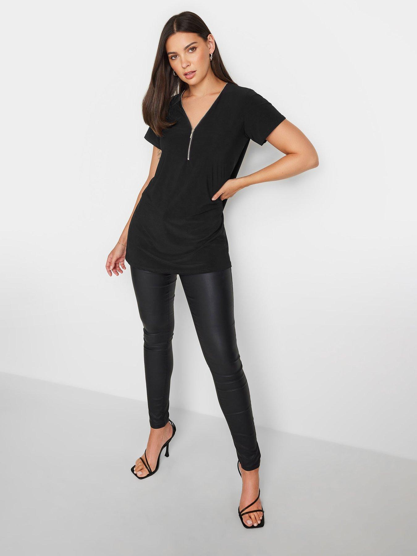 long-tall-sally-zip-detail-tshirt-blackback