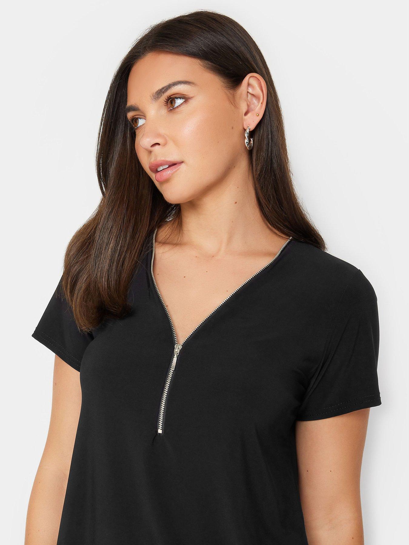 long-tall-sally-zip-detail-tshirt-blackoutfit