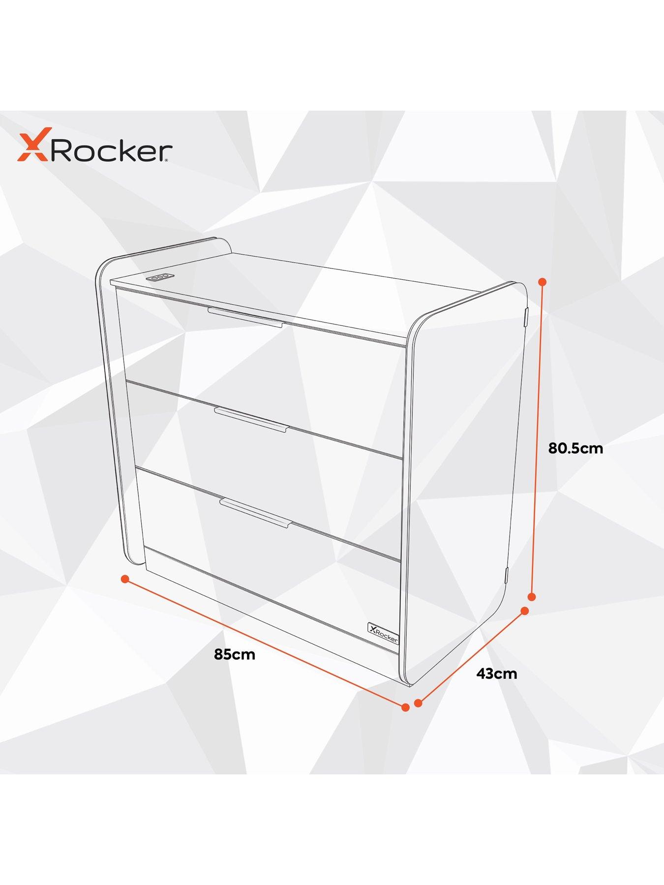 Image 6 of 6 of X Rocker Xrocker Electra 3 Drawer Chest With Neo Motion App Lighting Control