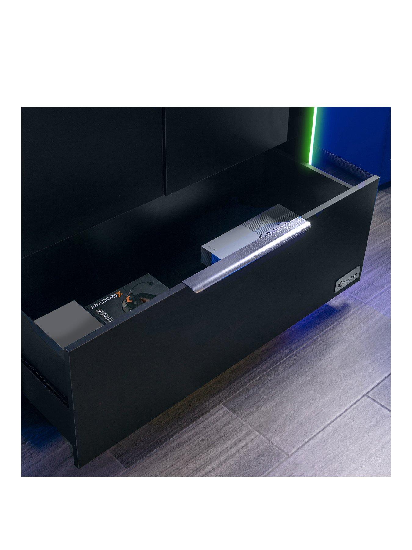 Image 3 of 5 of X Rocker Electra 2 Door,&nbsp;1 Drawer Wardrobe with Neo Motion App Lighting Control