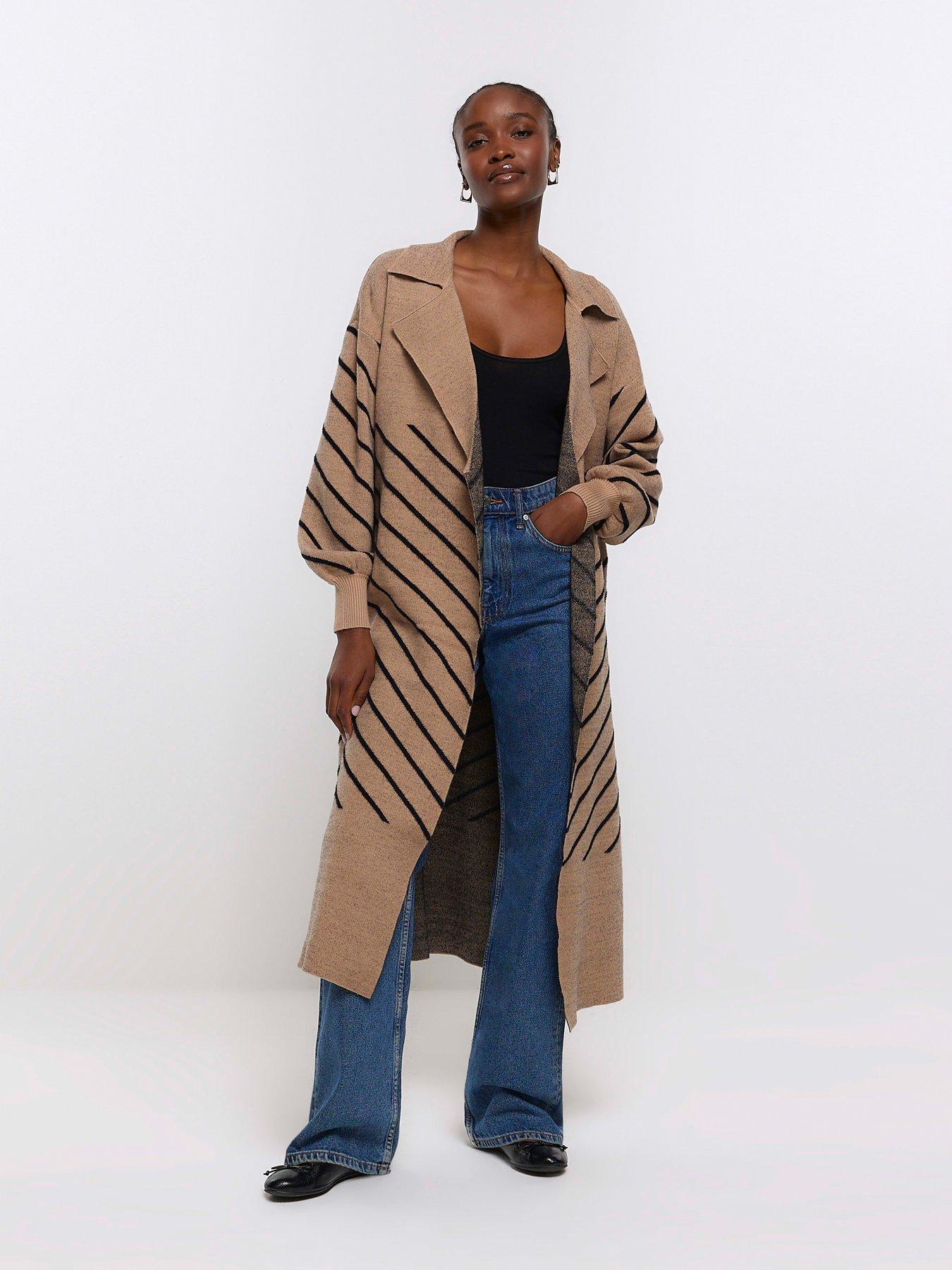 River island longline on sale coat