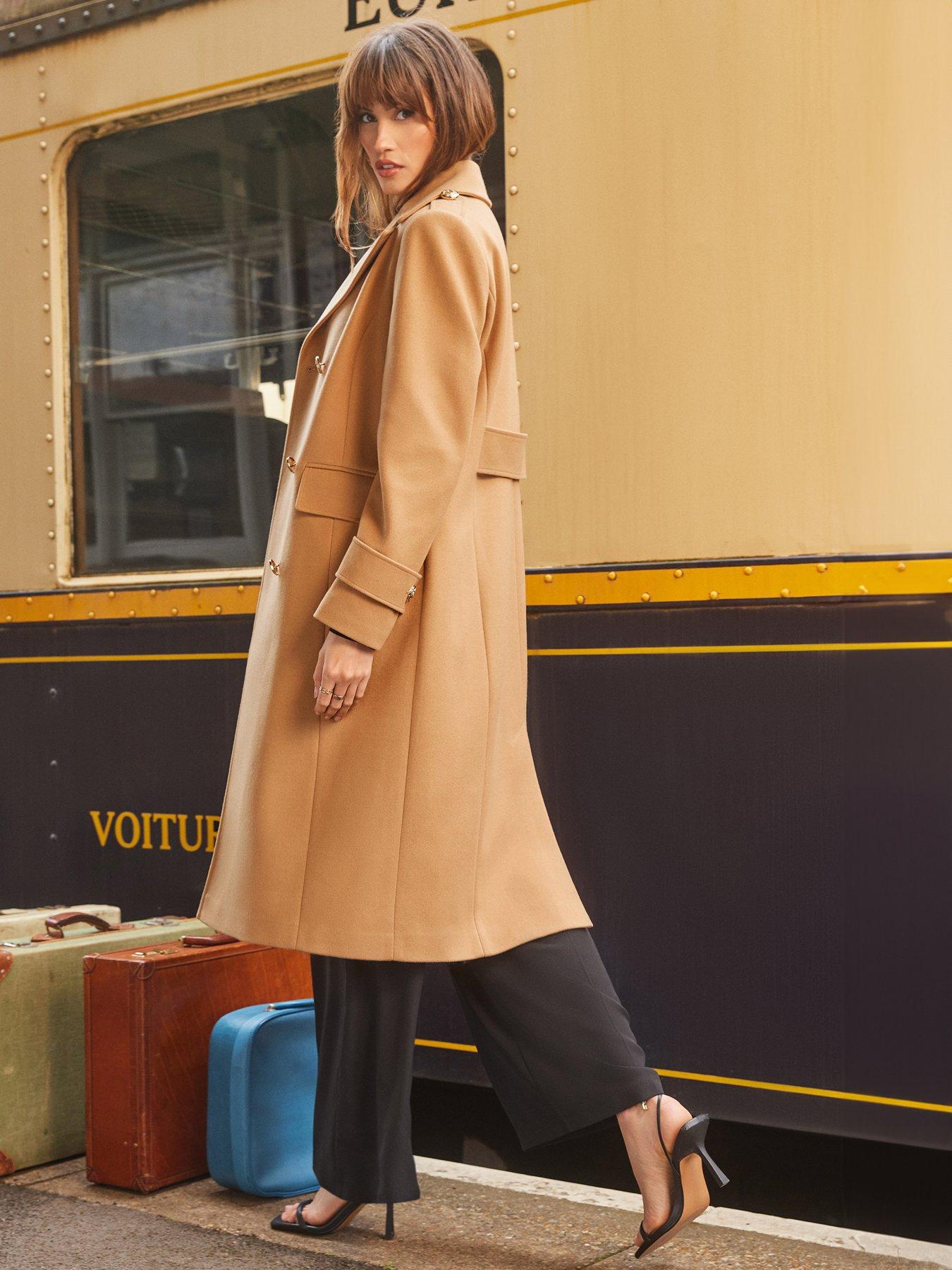 Military on sale camel coat