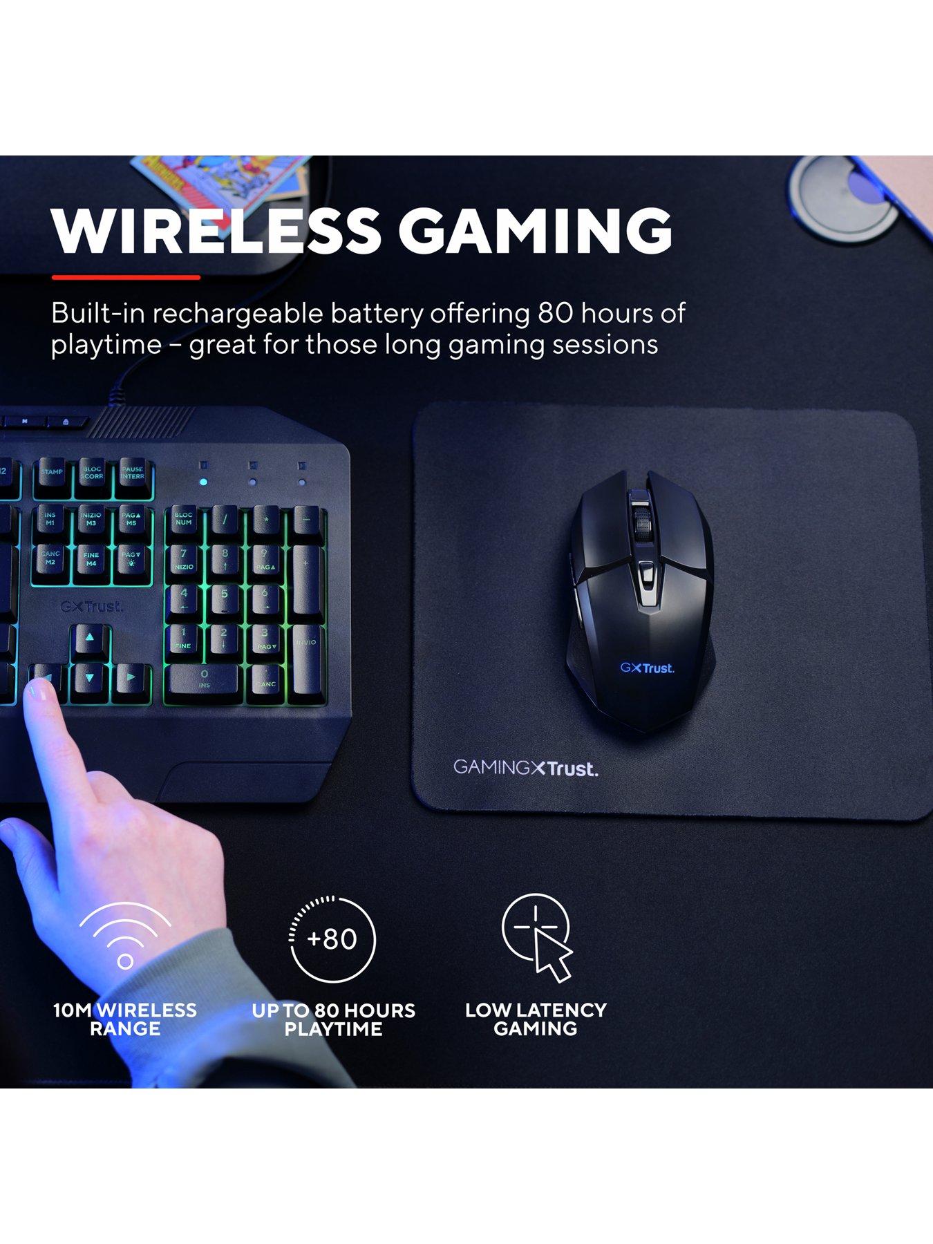 Image 4 of 7 of Trust GXT 112 Wireless Felox Gaming Mouse &amp; Mousepad