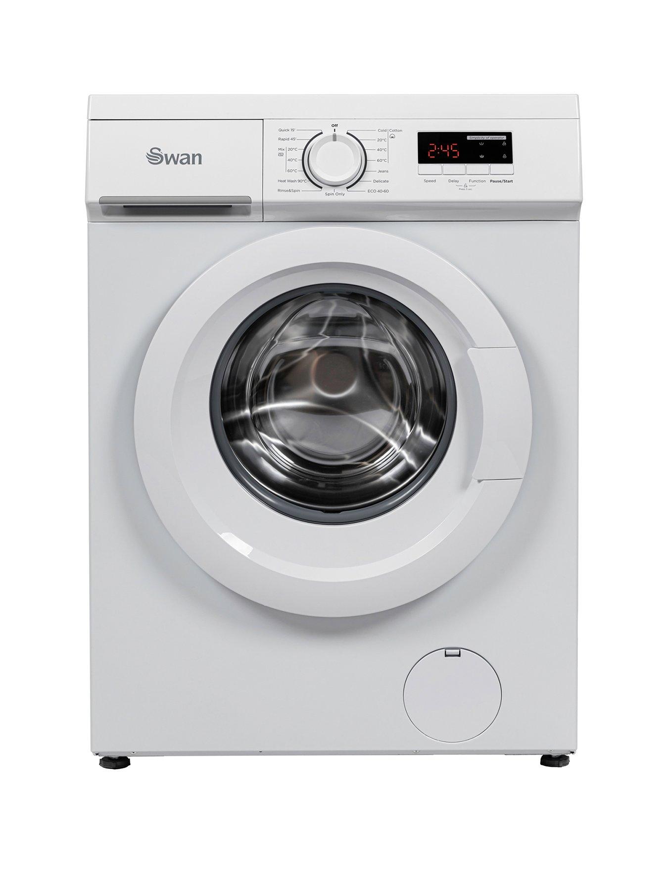 undefined Swan 7kg Load, 1200 Spin Freestanding Washing Machine - White