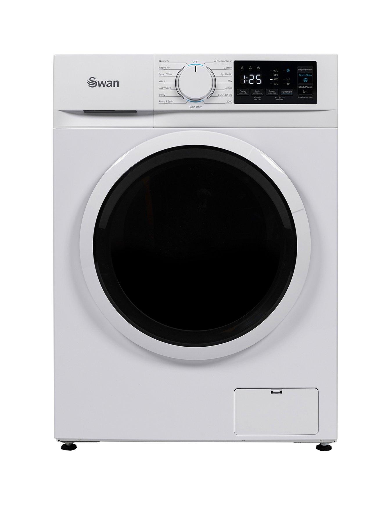 Image 1 of 6 of Swan Swan SW75120W 8kg 1400 Spin Freestanding Washing Machine - White