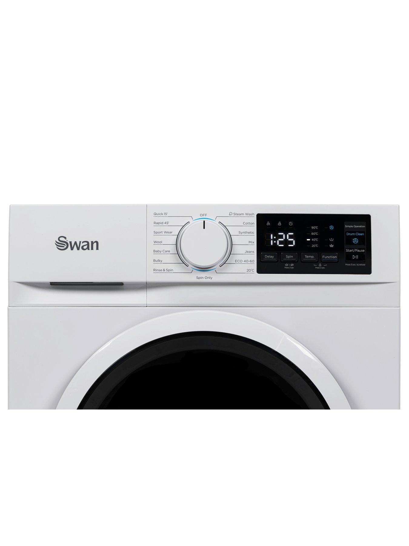Image 4 of 6 of Swan Swan SW75120W 8kg 1400 Spin Freestanding Washing Machine - White