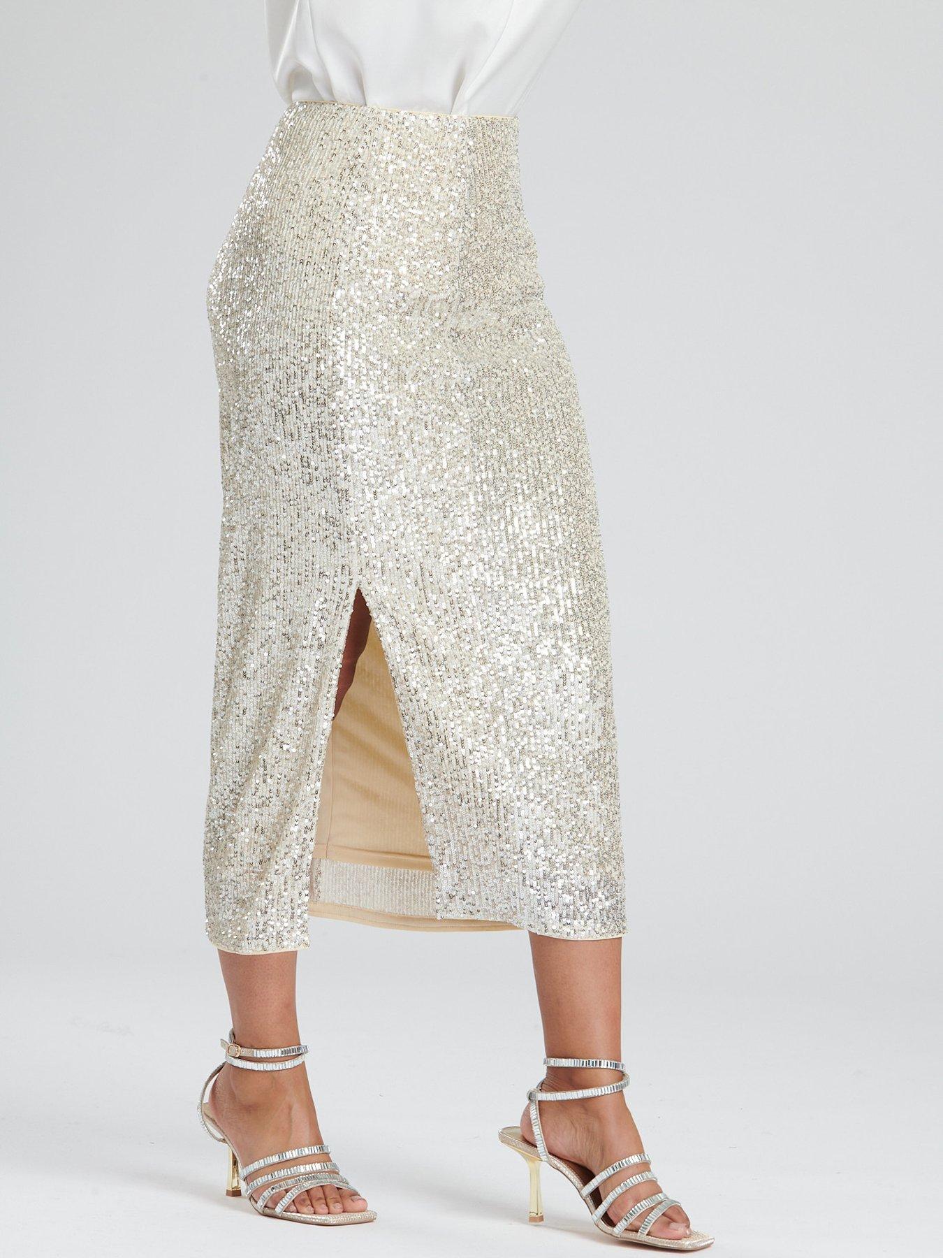 finding-friday-finding-friday-champagne-silver-sequin-midi-skirt-with-splitstillFront