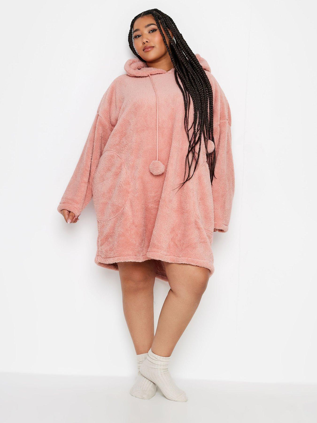 yours-yours-pom-pom-snuggle-hoodie-with-pockets-pinkback