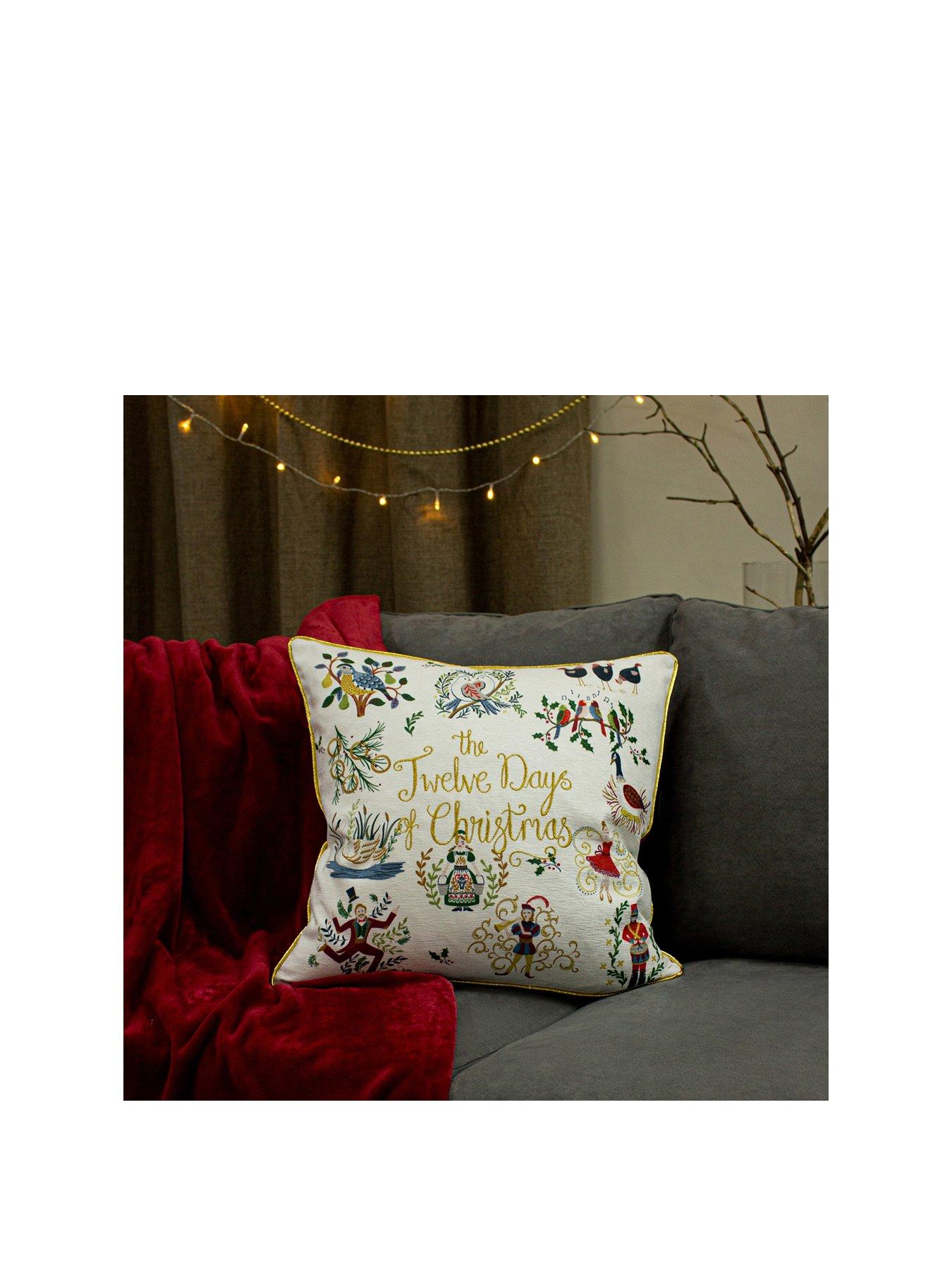 12 days best sale of christmas pillow