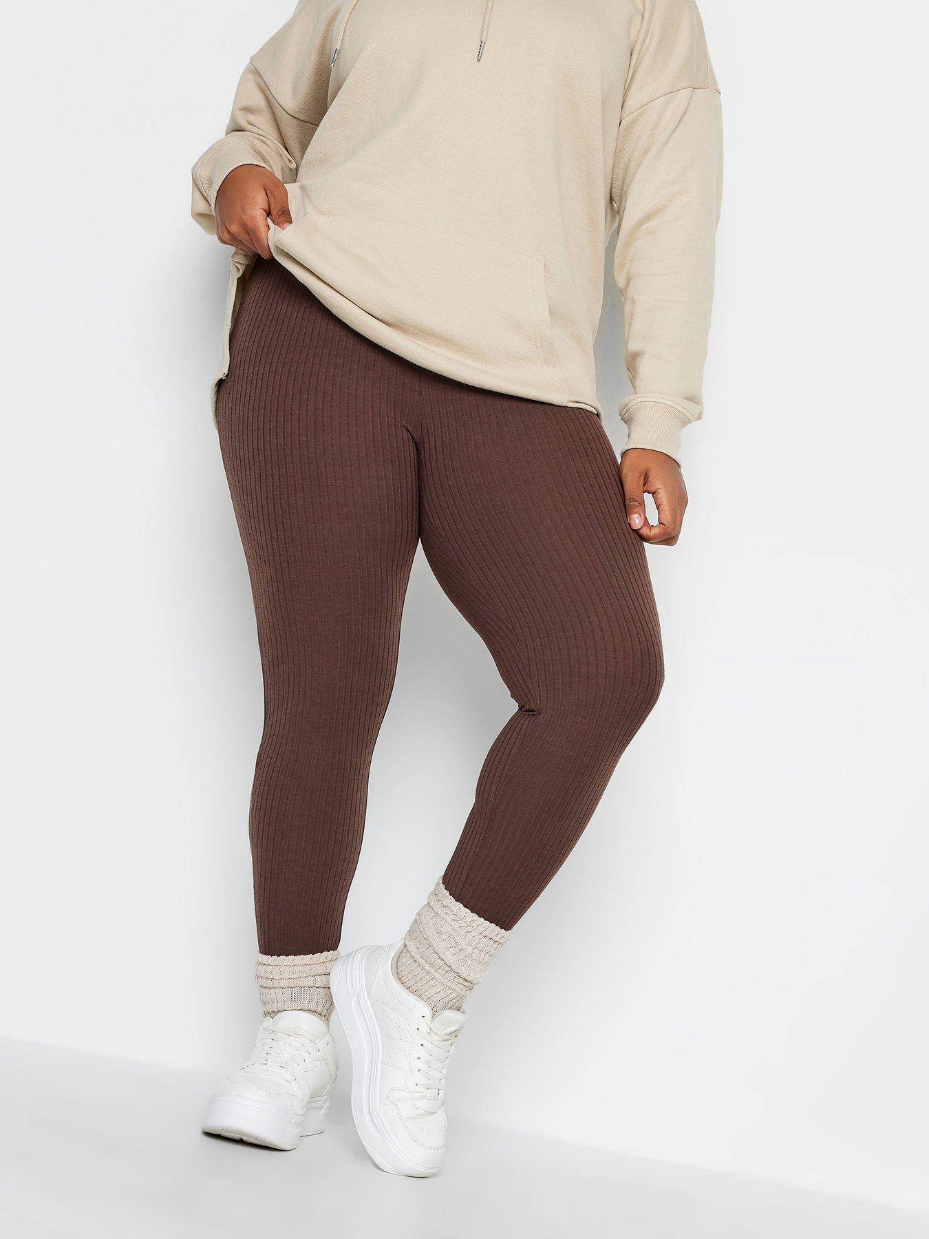 yours-yours-ribbed-legging-chocolate