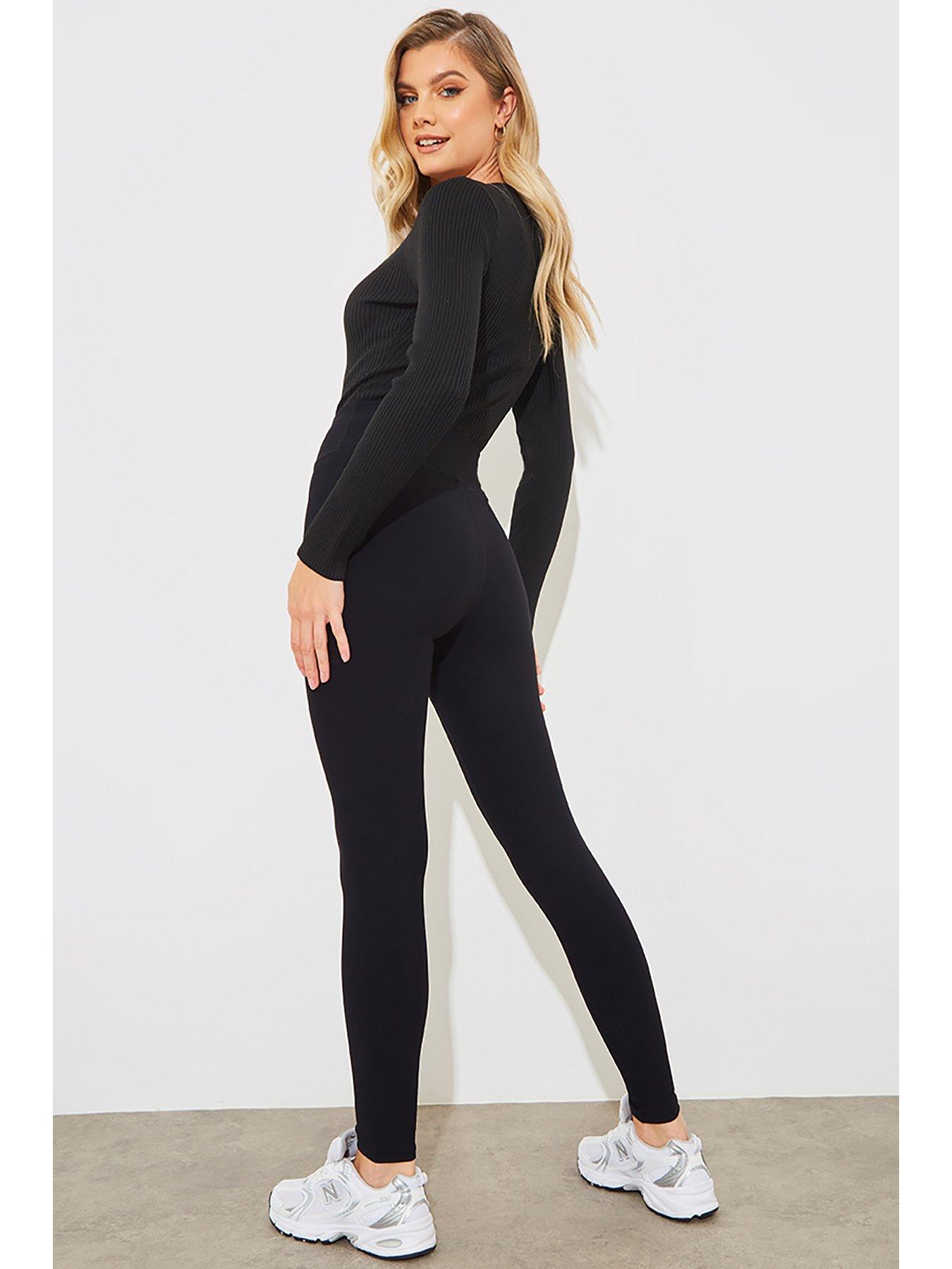 in-the-style-high-waist-sculpt-control-leggings-blackstillFront