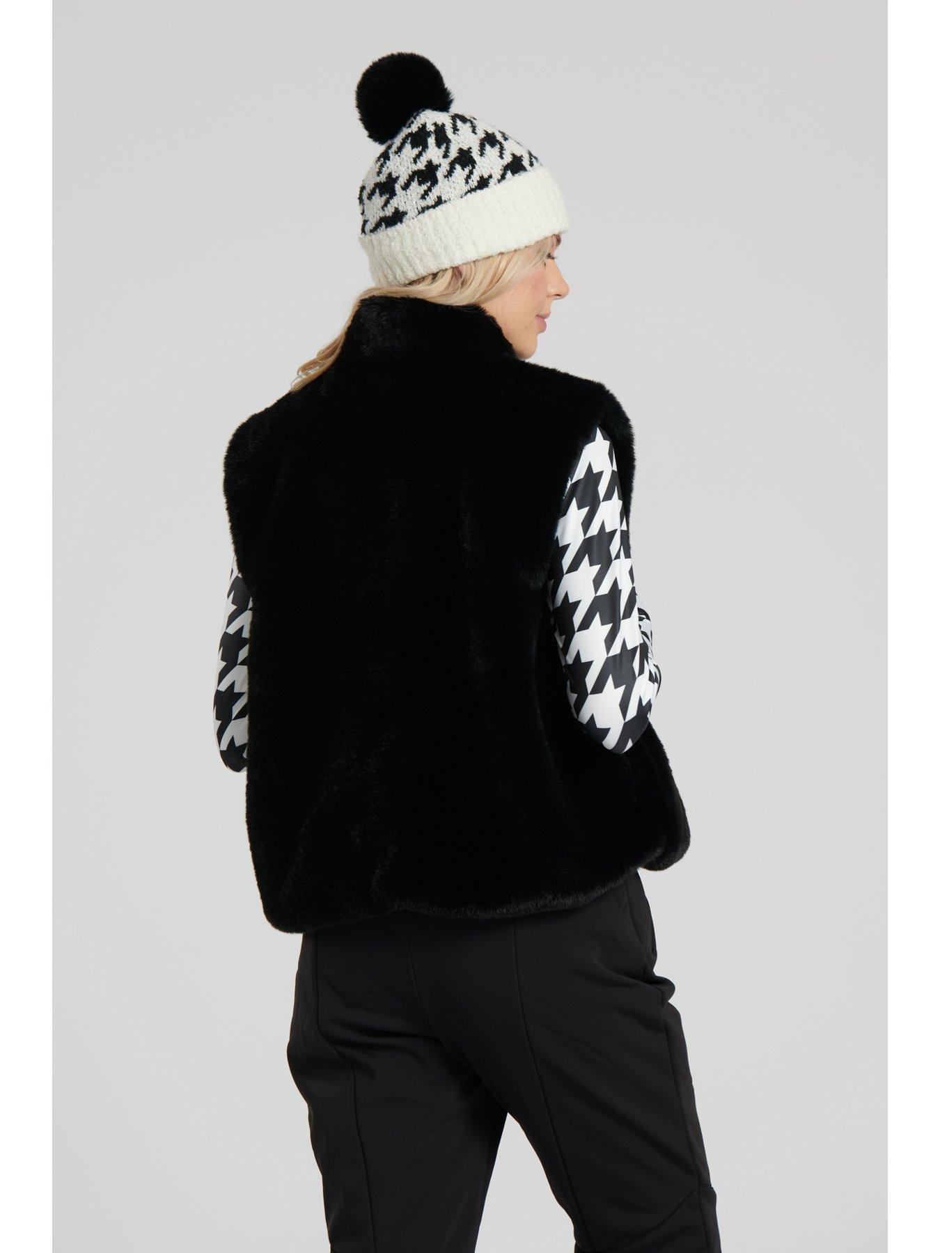 south-beach-south-beach-faux-fur-gilet-in-blackstillFront