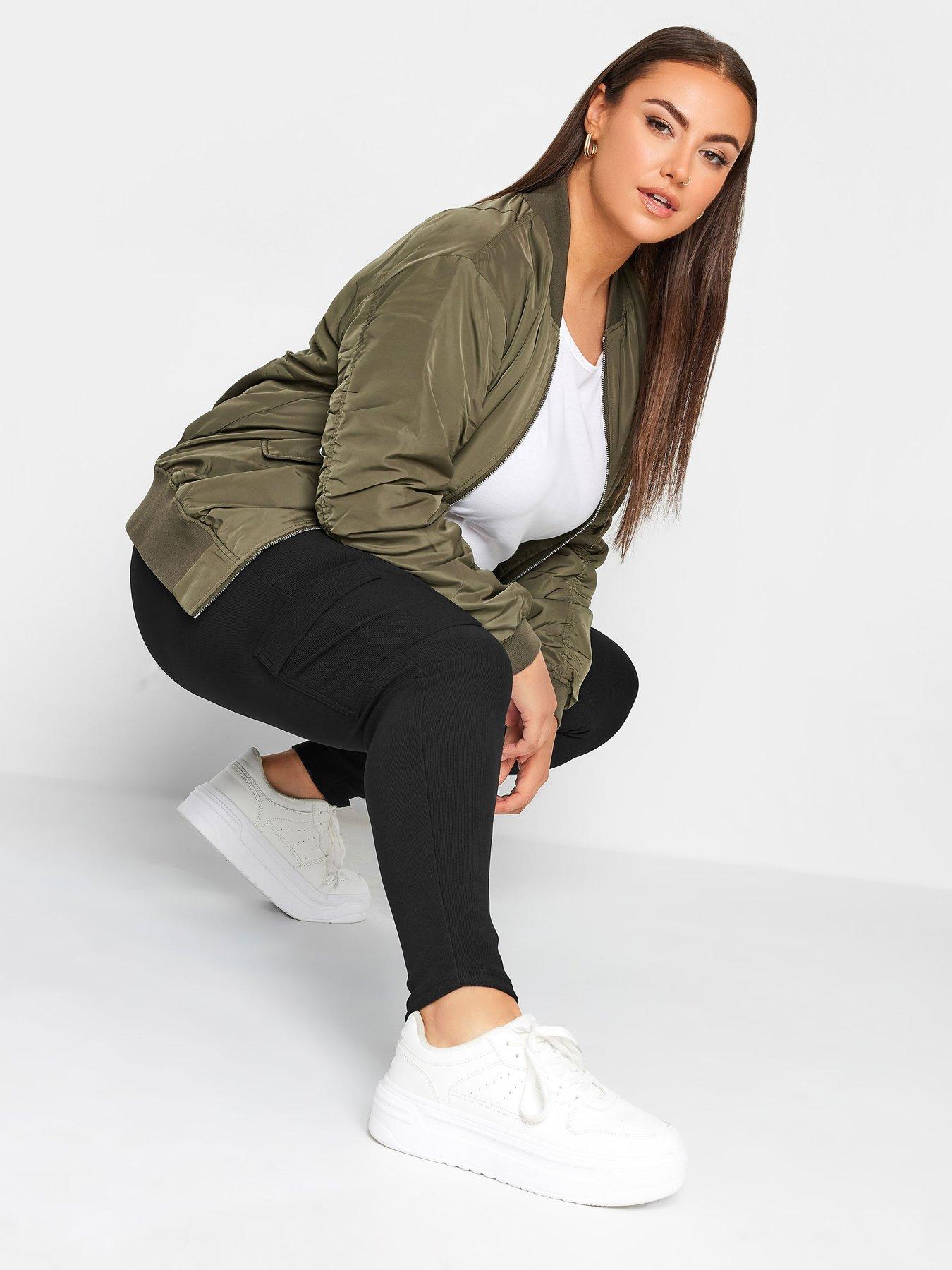 Image 2 of 4 of Yours Yours Cargo Legging -&nbsp;Black