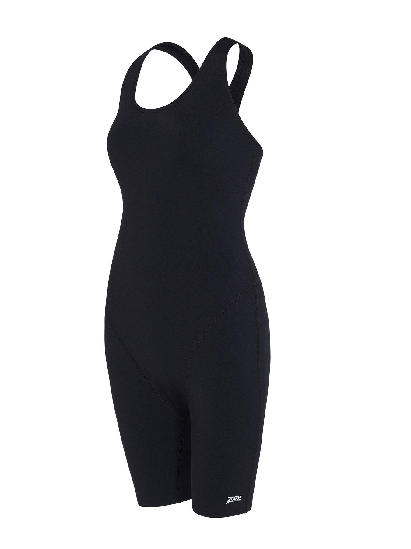 Zoggs Cottesloe Legsuit Swimsuit - Black