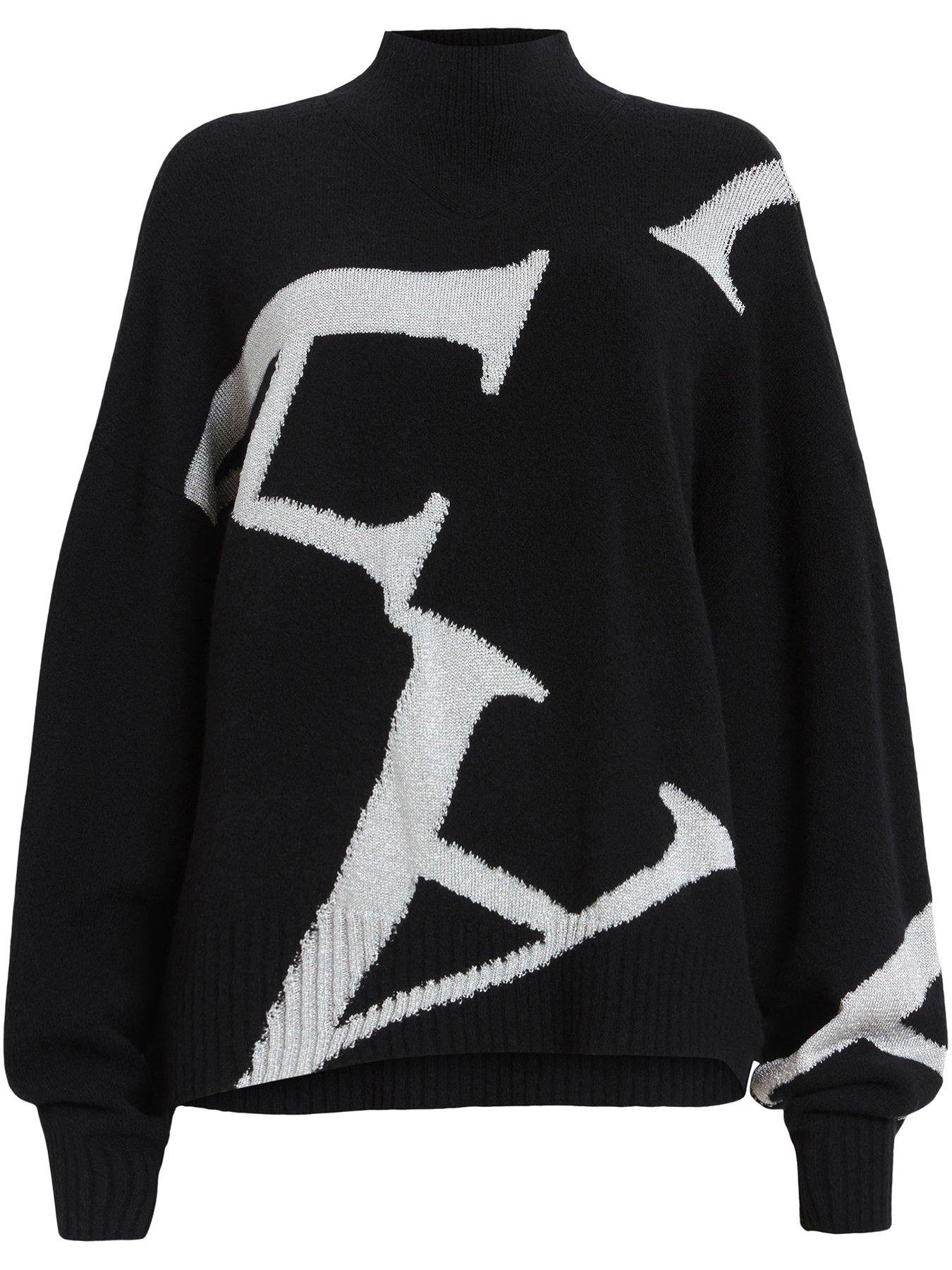 allsaints-a-star-jumper-blacksilverback