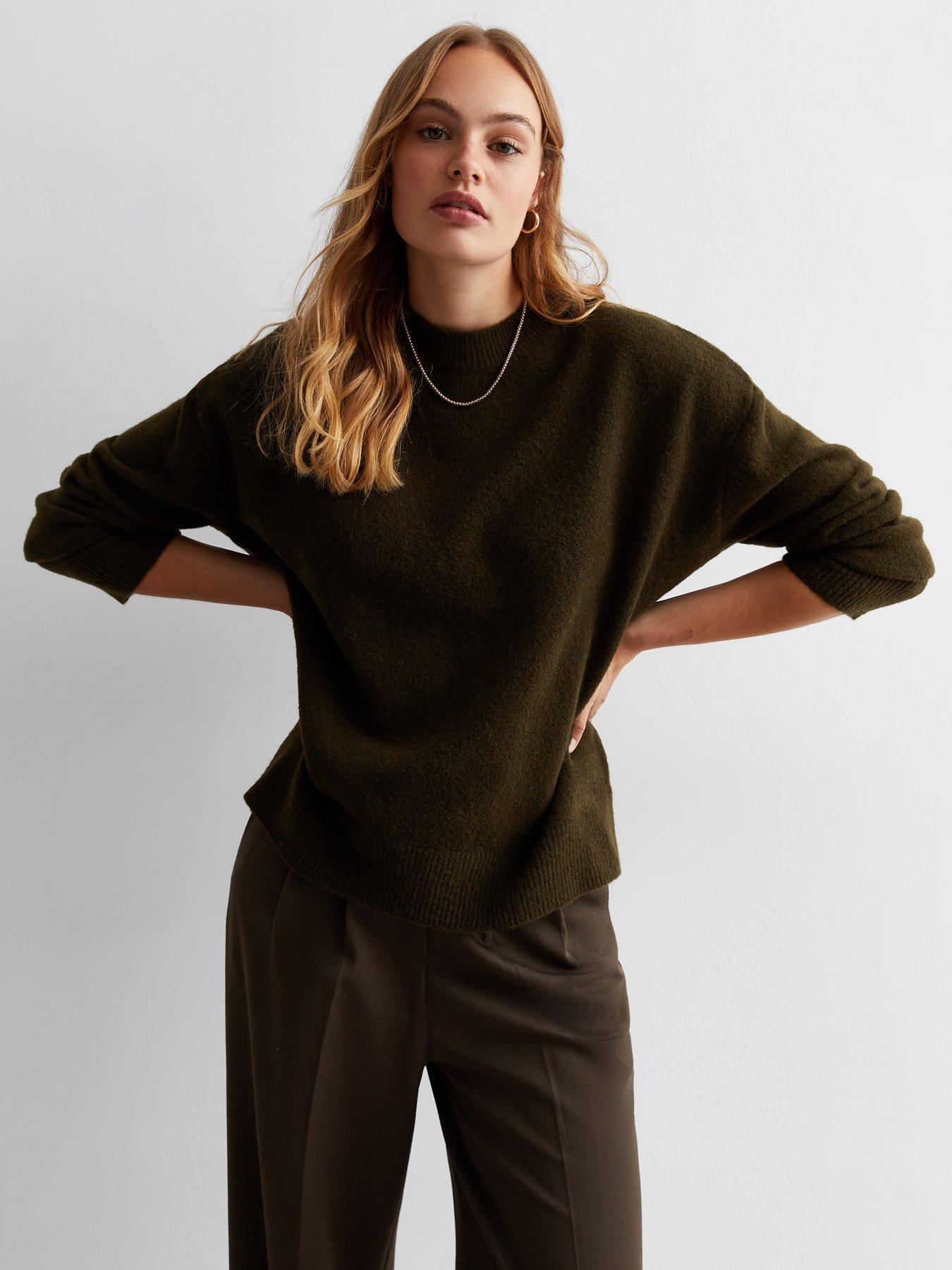 Khaki green clearance jumper womens