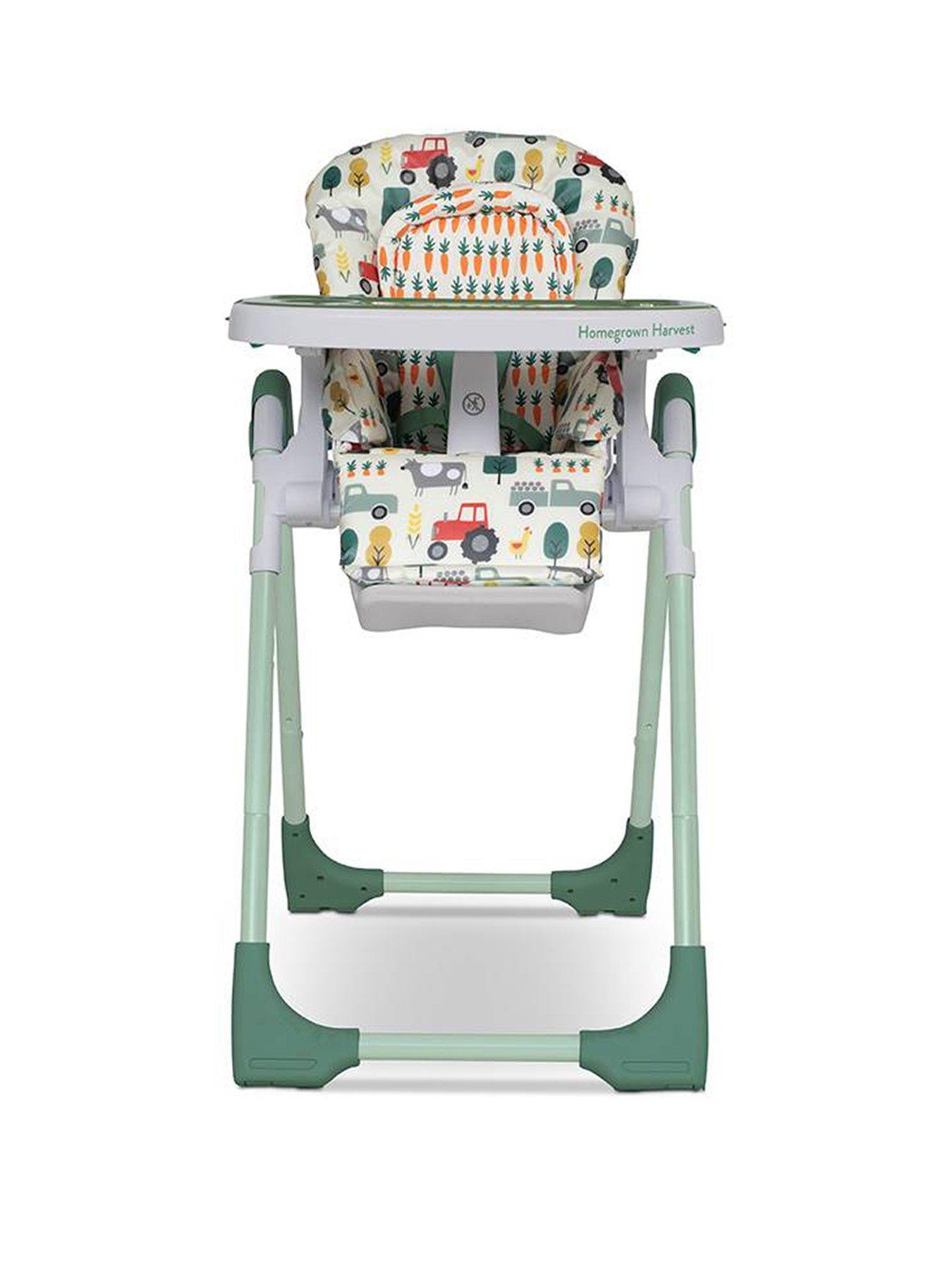 Image 1 of 5 of Cosatto Noodle 0+ Highchair, with Newborn Recline (Birth-15kg) - Old Macdonald