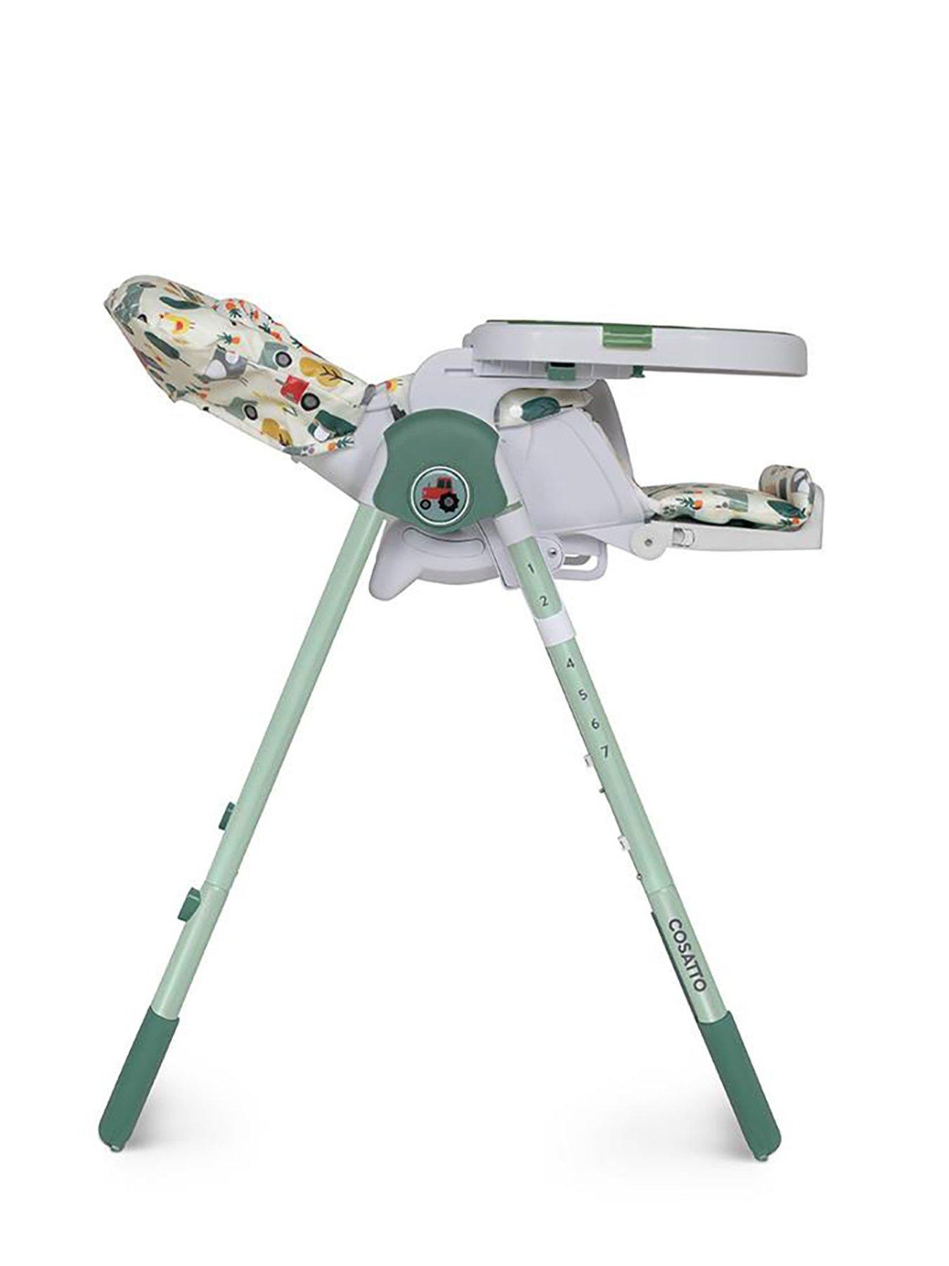 Image 4 of 5 of Cosatto Noodle 0+ Highchair, with Newborn Recline (Birth-15kg) - Old Macdonald
