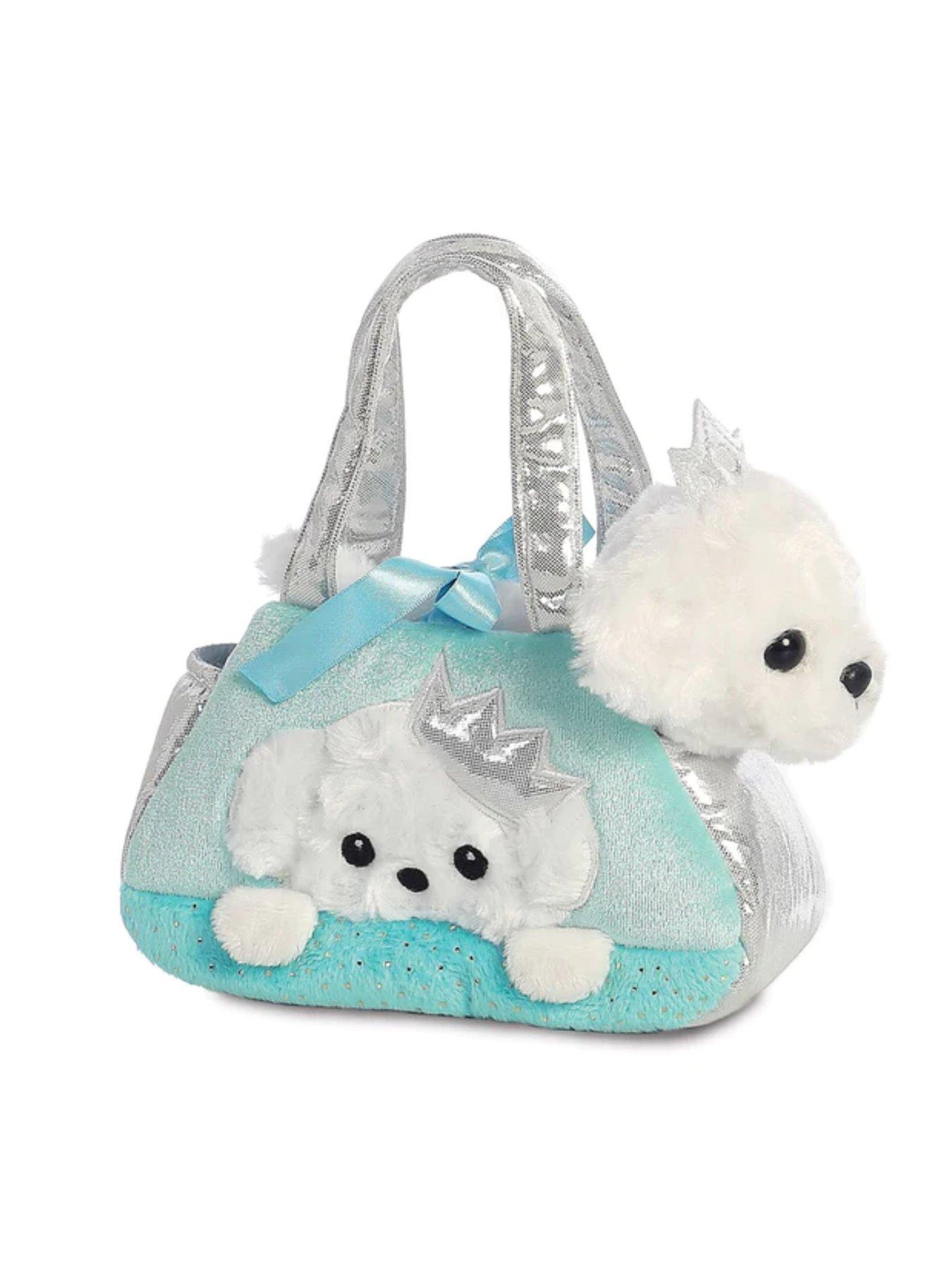 Image 1 of 2 of AURORA Fancy Pals Peek-a-Boo Princess Puppy Plush