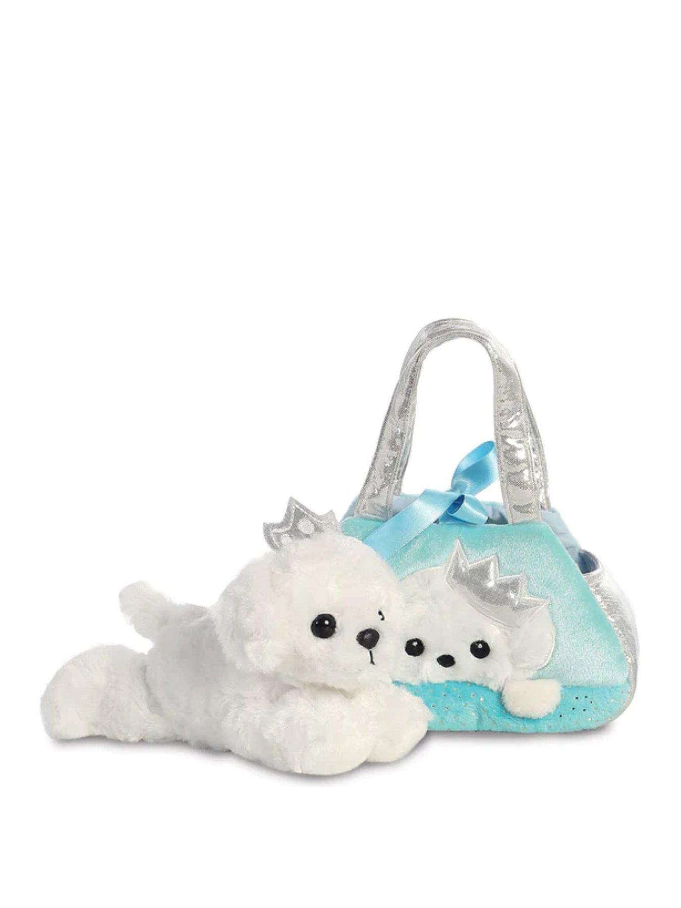 Image 2 of 2 of AURORA Fancy Pals Peek-a-Boo Princess Puppy Plush
