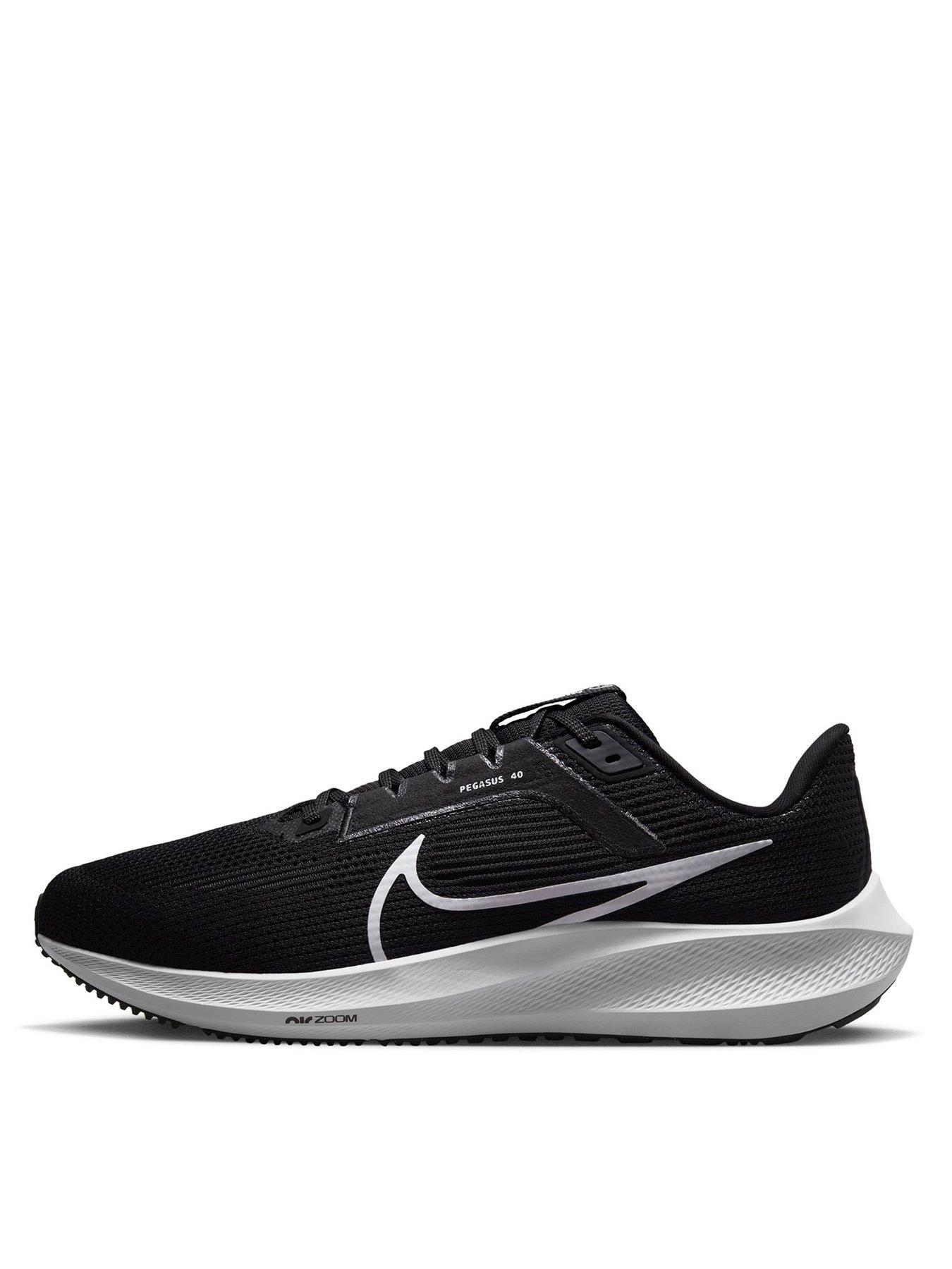 Nike Mens Running Pegasus 40 Wide Fitting Trainers Black Very Ireland