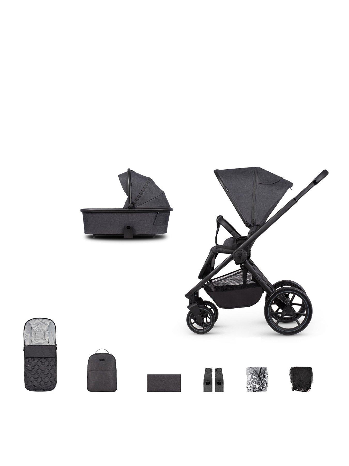 Hauck Shopper Neo 2 Pushchair, Caviar Stone - Lightweight Travel Stroller  (only 7.9kg), Compact & One Hand Folding, with Raincover : :  Baby Products