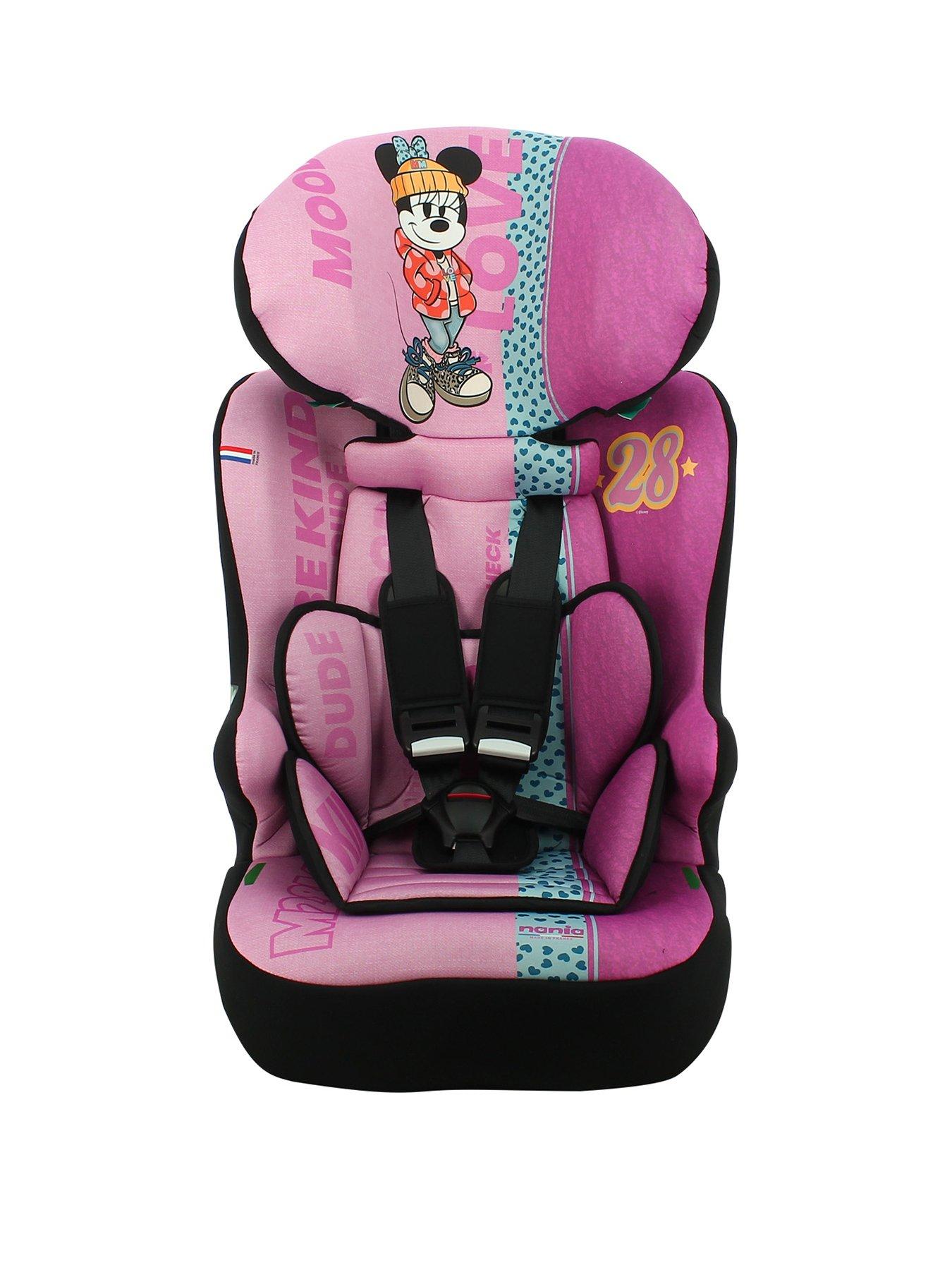 Minnie mouse car shop seat and stroller set