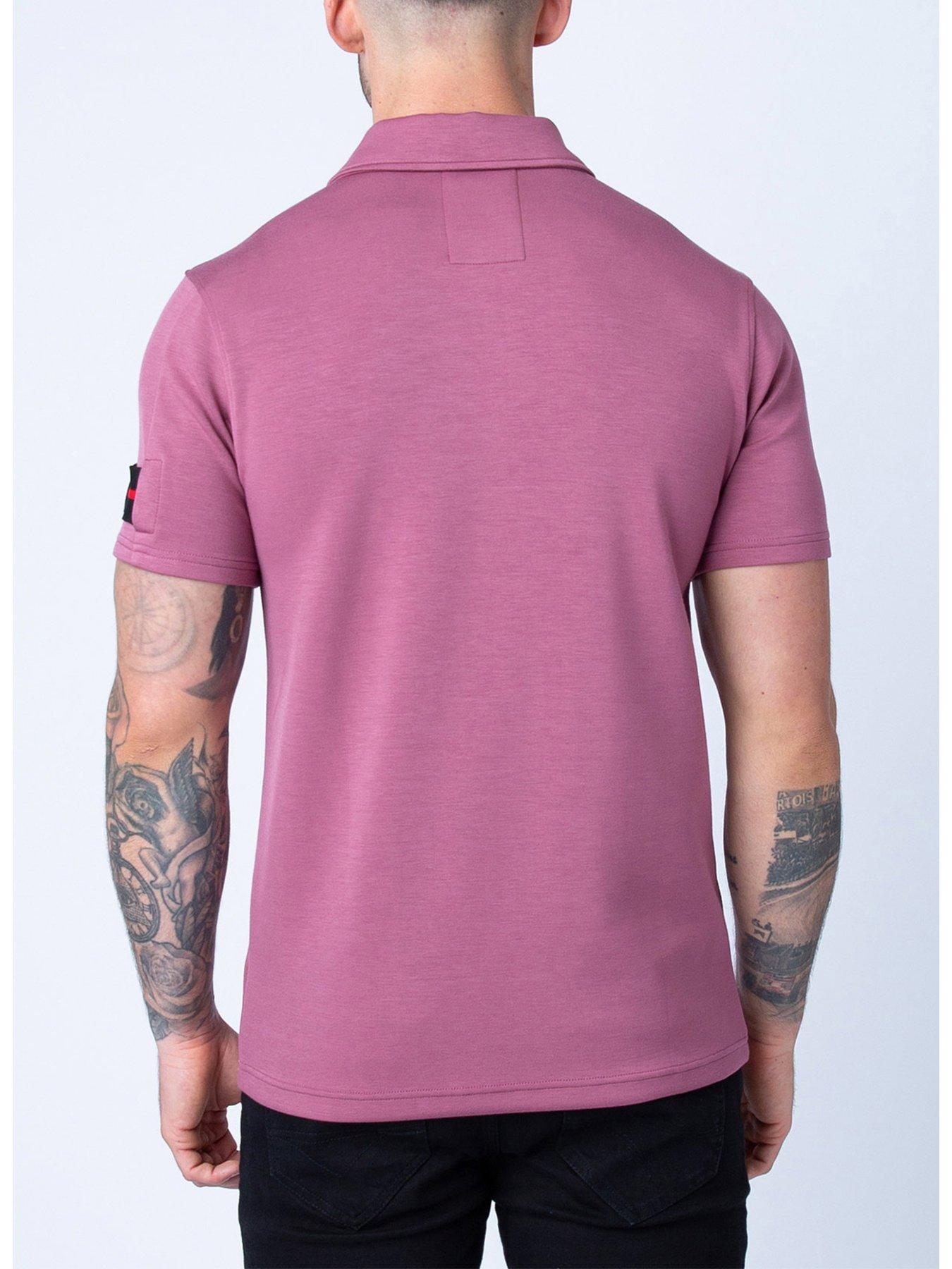 Mens pink collared clearance shirt