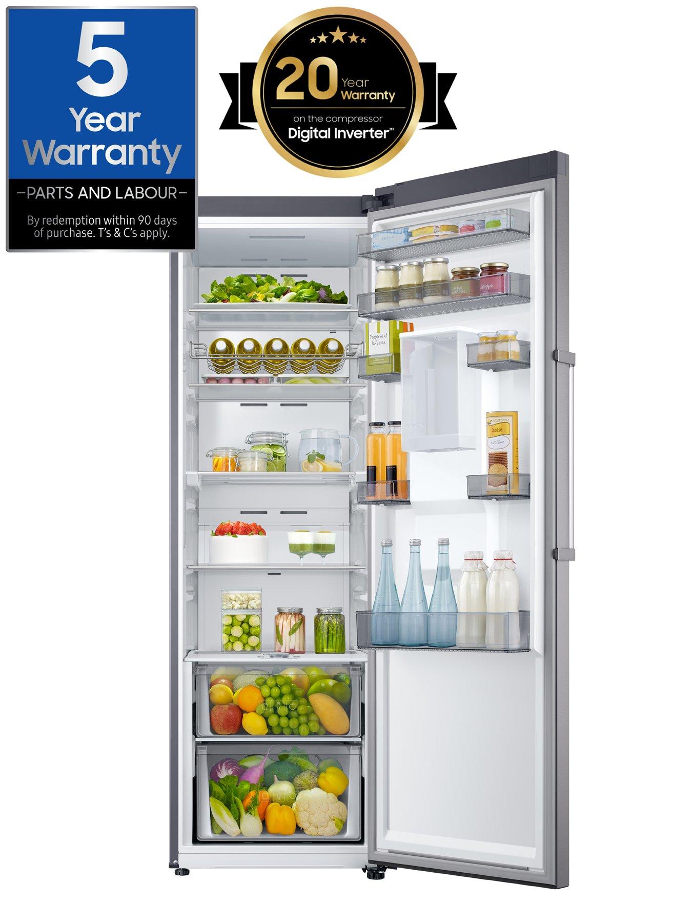 samsung-rr7000-rr39c7dj5saeu-60cm-wide-tall-one-door-fridge-with-non-plumbed-water-dispenser--nbspe-ratednbsp--silverstillFront