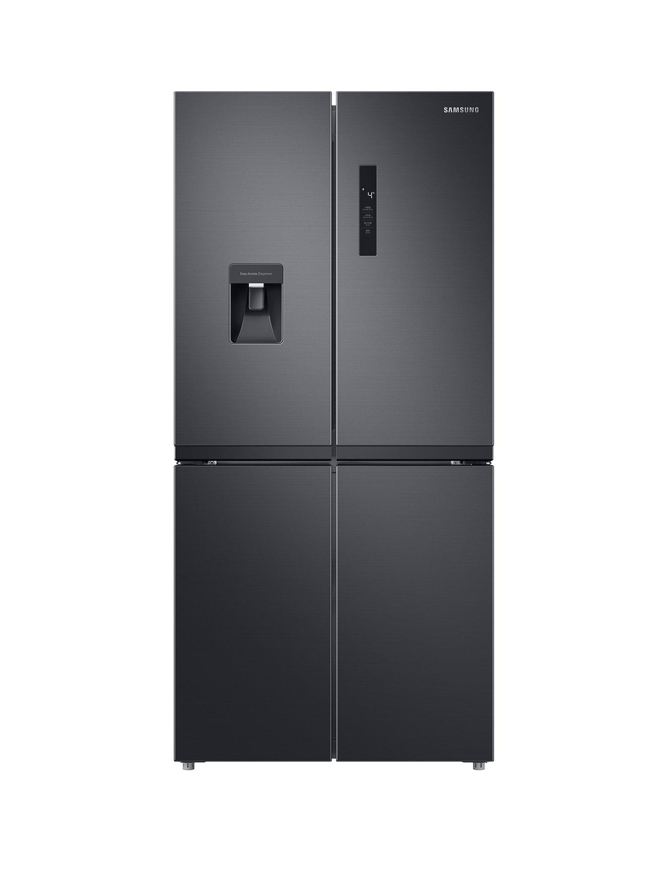 Image 1 of 8 of Samsung RF48A401EB4/EU French Style Fridge Freezer with Twin Cooling Plus - E Rated -&nbsp;Gentle Black Matt