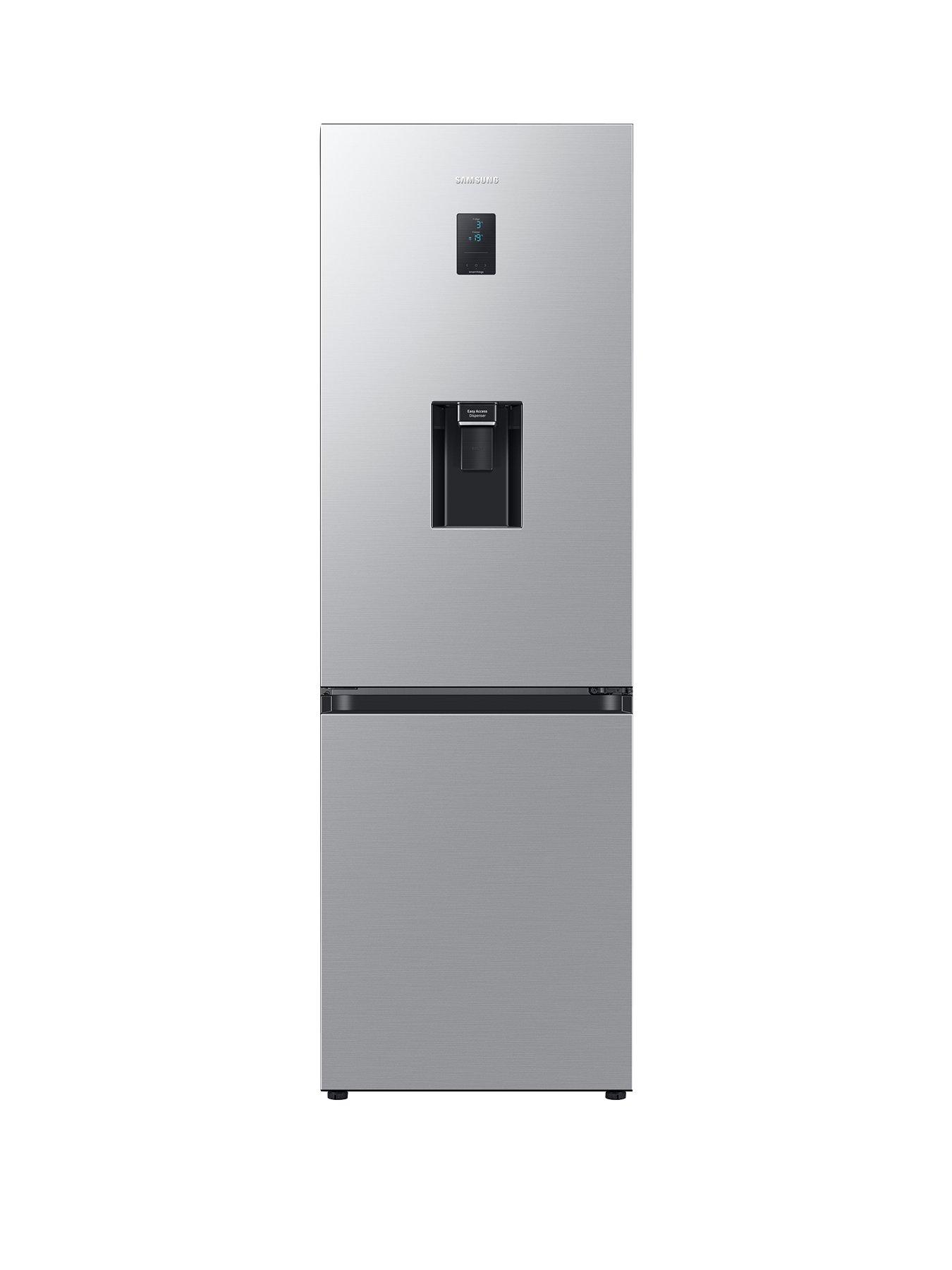 samsung-rb7300tnbsprb34c652esaeunbsp4-series-frost-free-classic-fridge-freezer-with-non-plumbed-water-dispenser-e-rated-silverfront