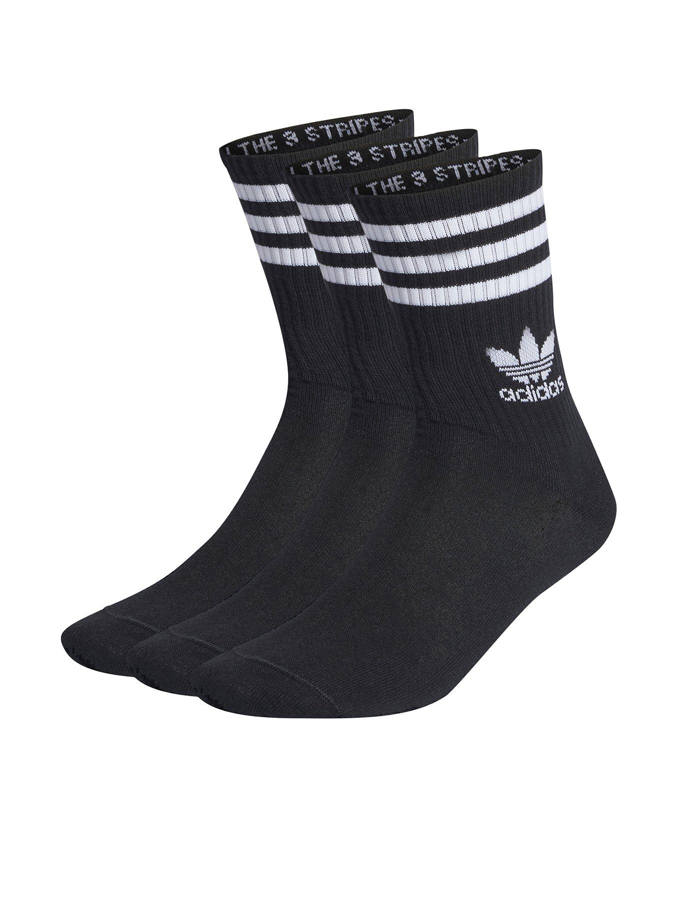 adidas-originals-unisex-3-pack-3-stripes-crew-socks-black