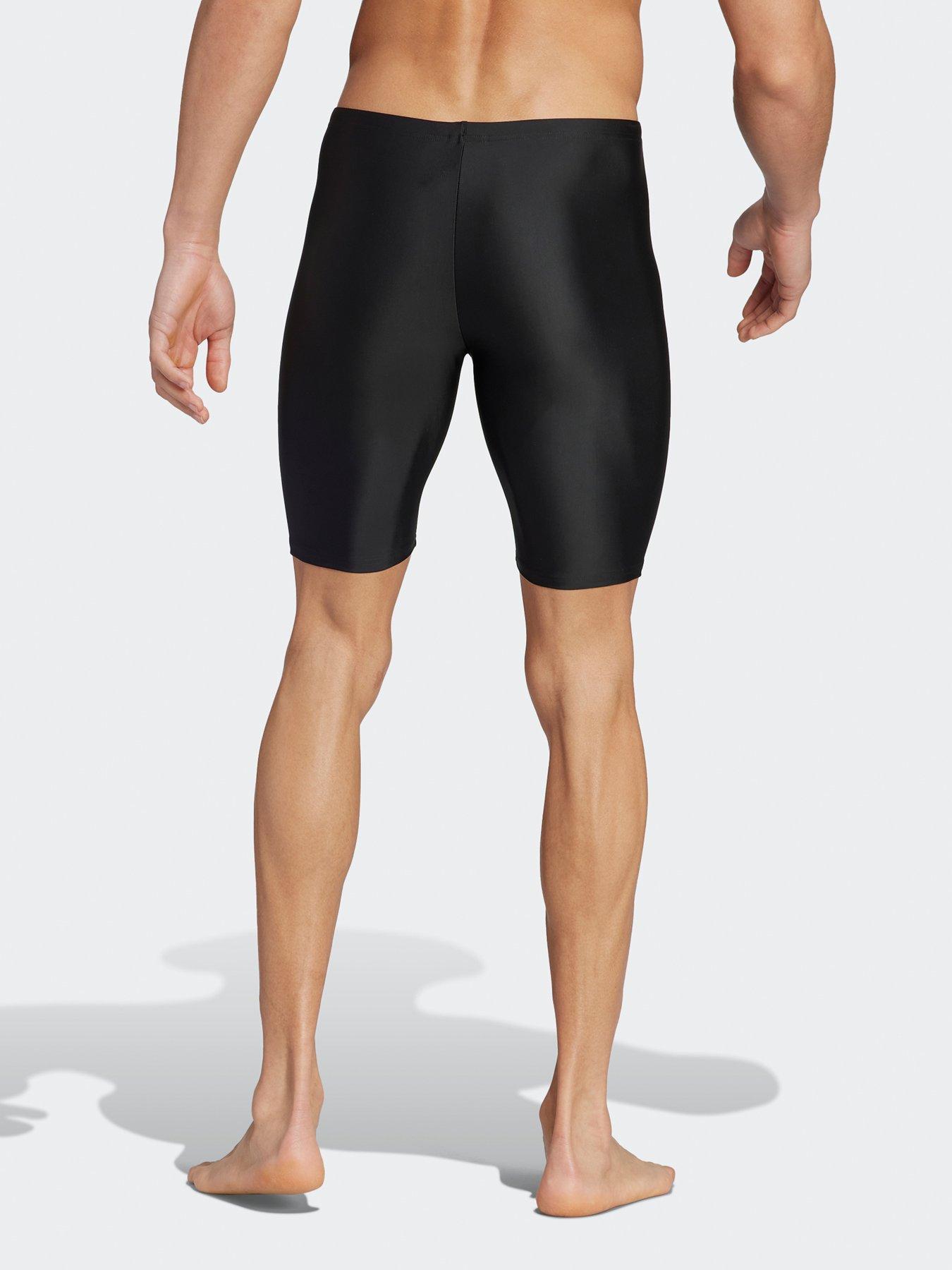 adidas-mens-solid-jammer-swim-shorts-blackstillFront