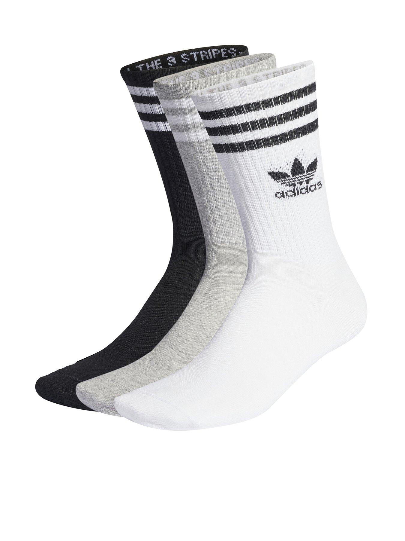 Adidas 3 stripes socks best sale