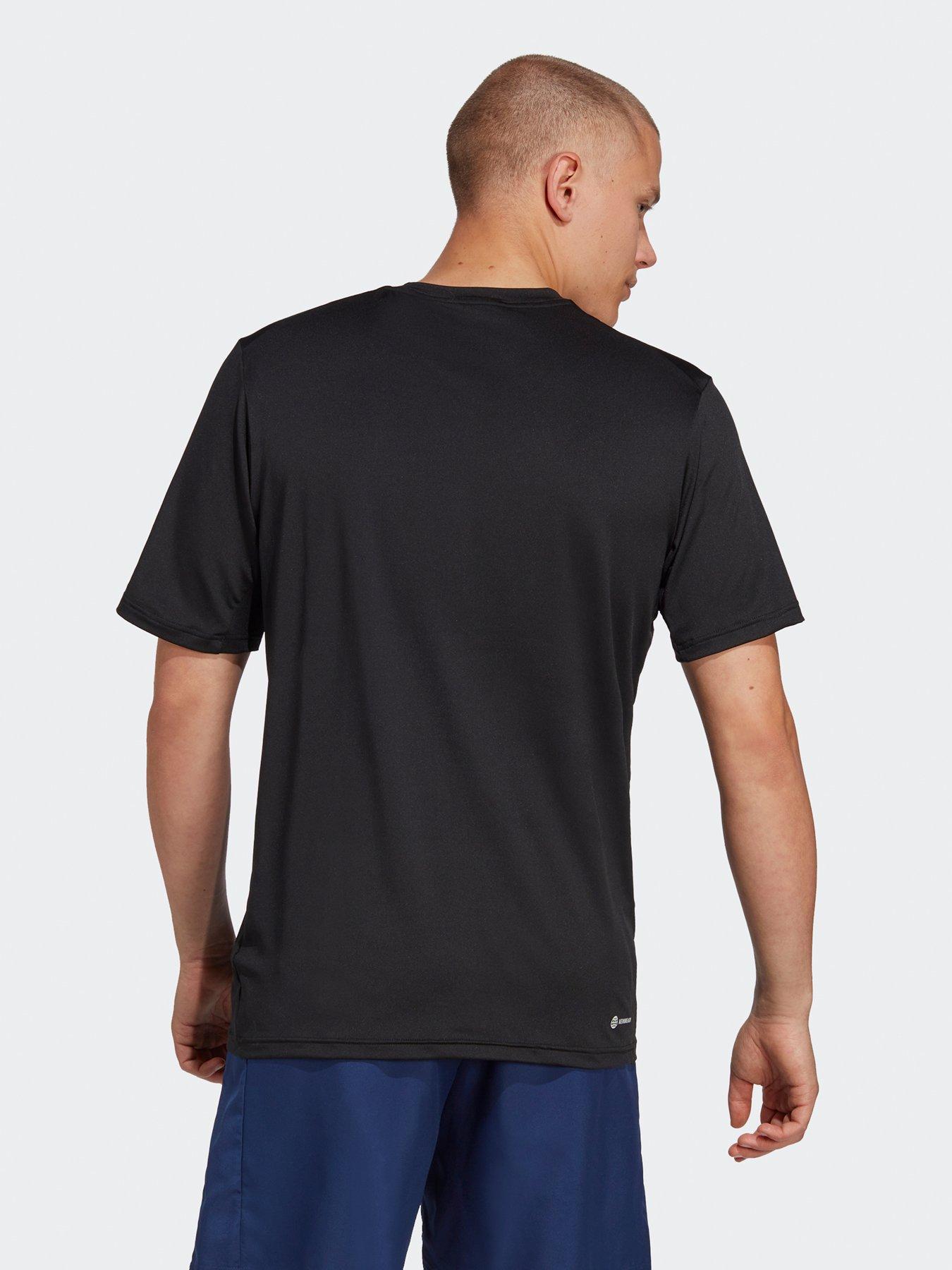 adidas-mens-train-essentials-stretch-t-shirt-blackstillFront