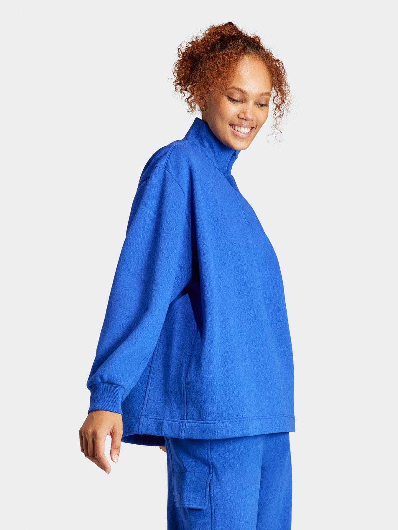 adidas-sportswear-womens-all-szn-quarter-zip-crew-bluefront