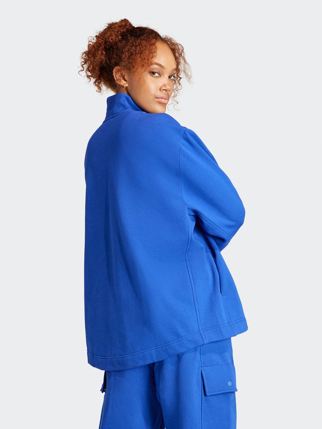 adidas-sportswear-womens-all-szn-quarter-zip-crew-bluestillFront