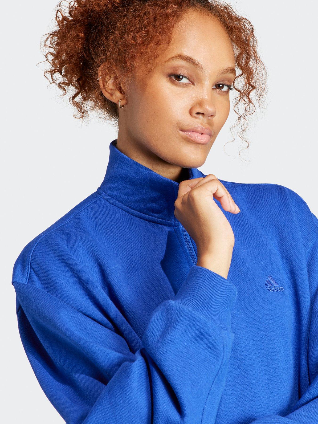 adidas-sportswear-womens-all-szn-quarter-zip-crew-blueoutfit