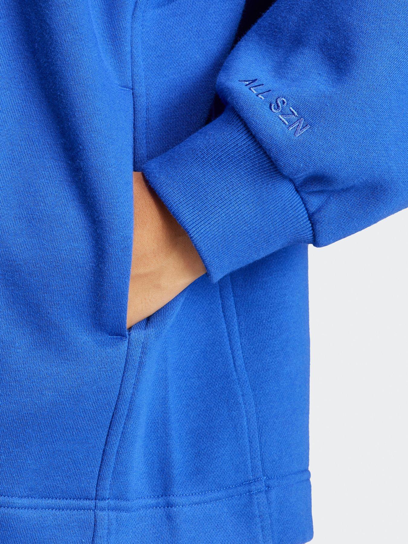 adidas-sportswear-womens-all-szn-quarter-zip-crew-bluedetail