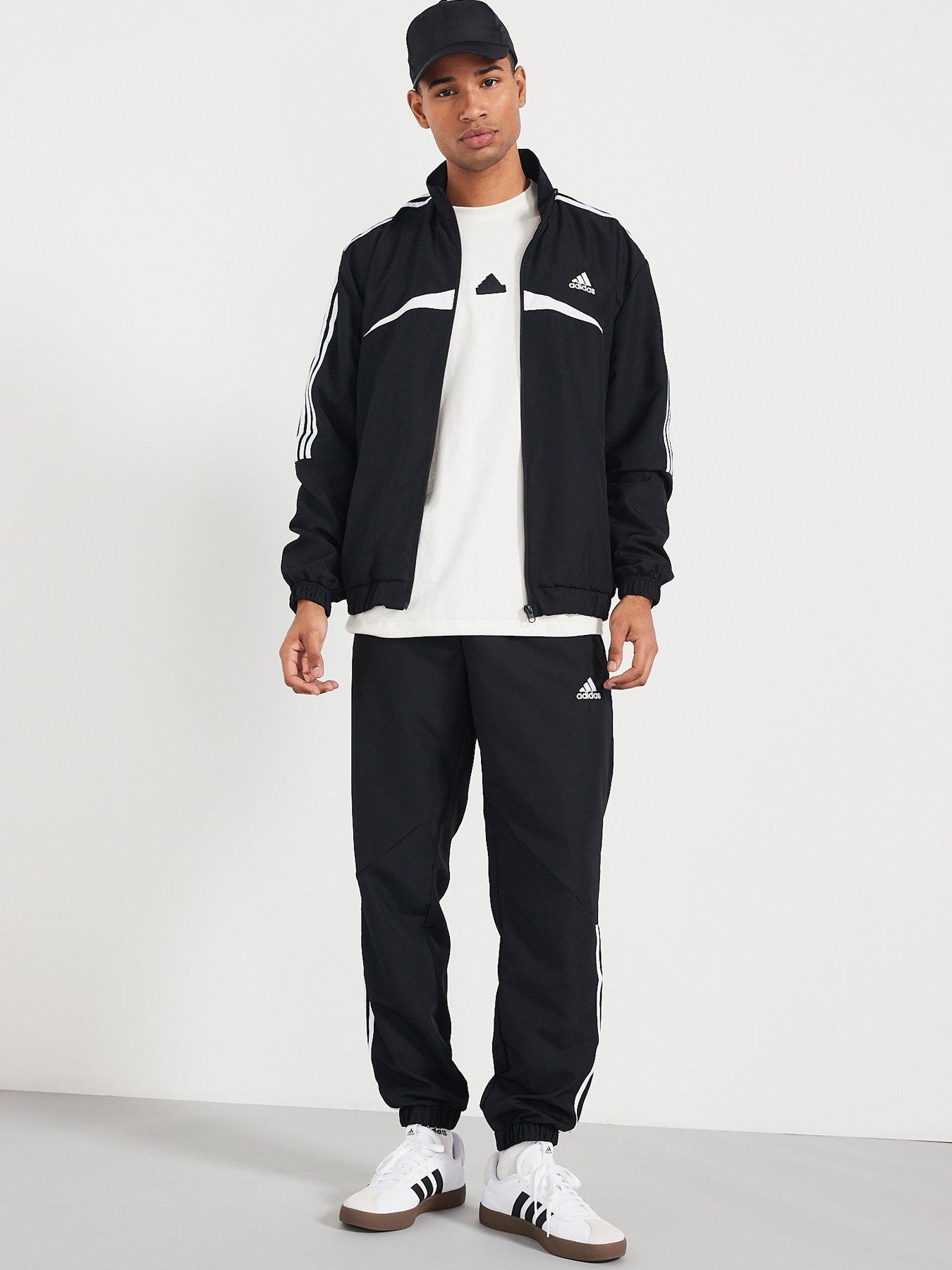 Mens Woven Tracksuit Black
