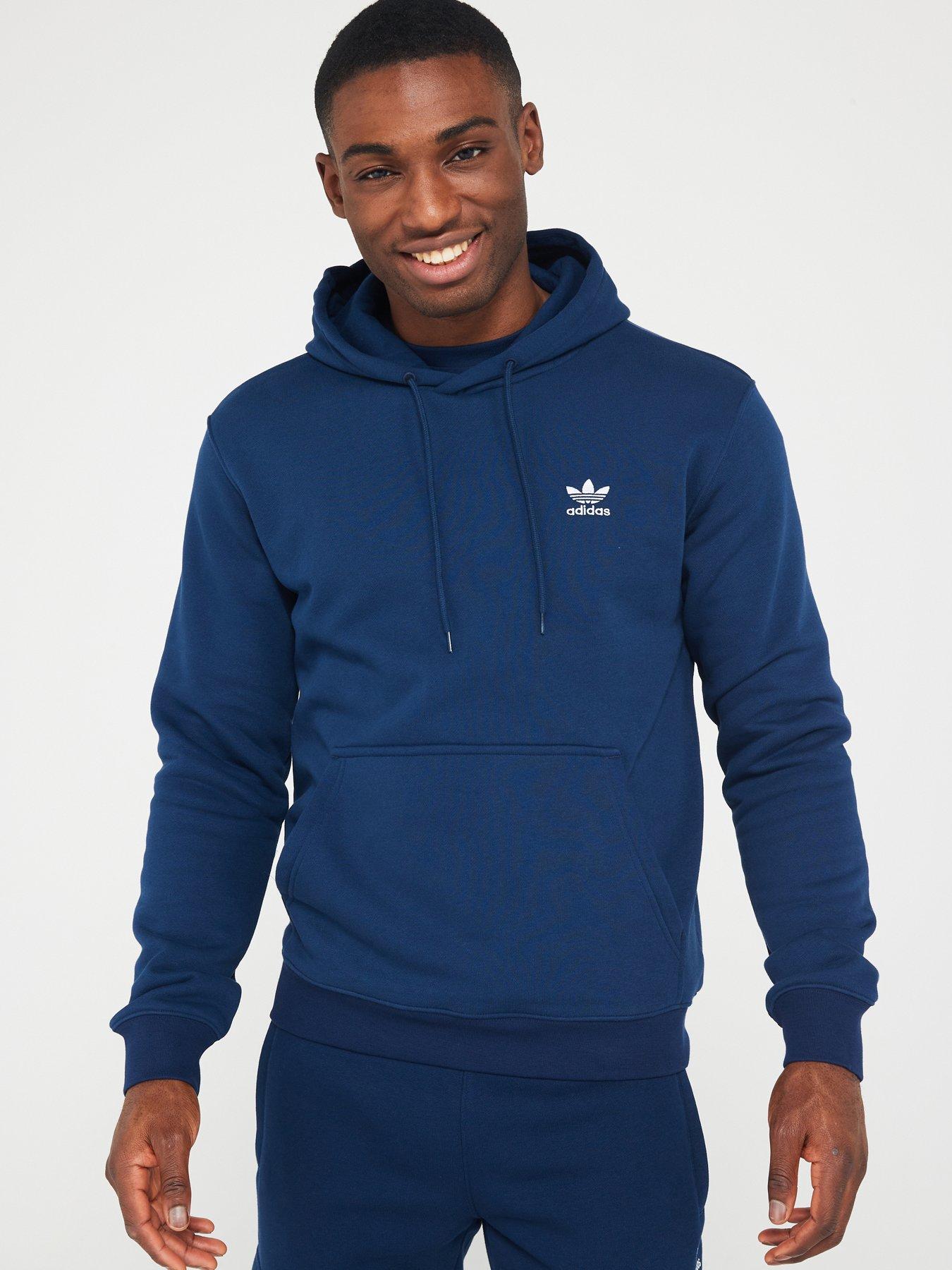 Navy blue adidas store hoodie mens