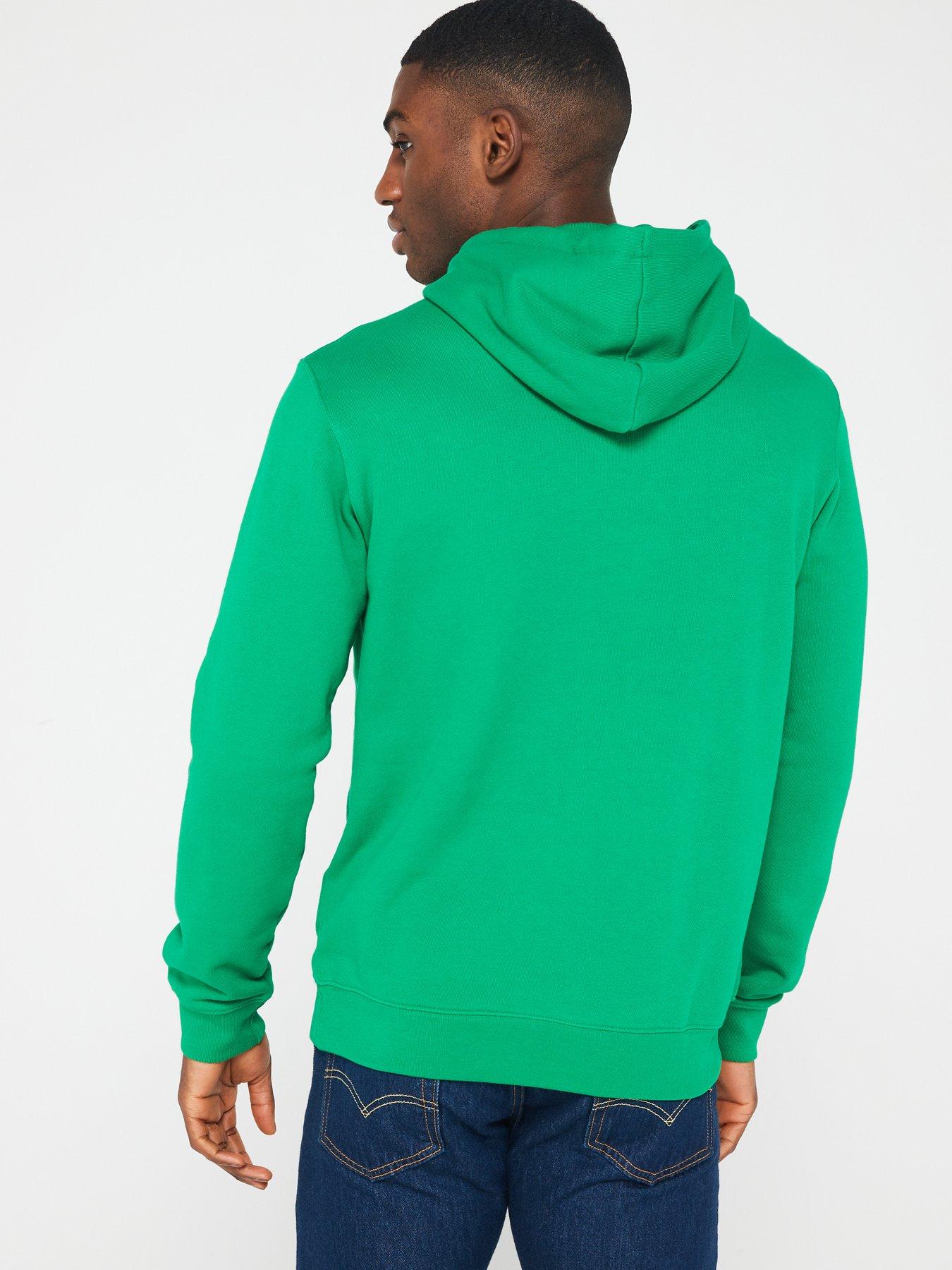 adidas-originals-mens-trefoil-hoody-greenstillFront