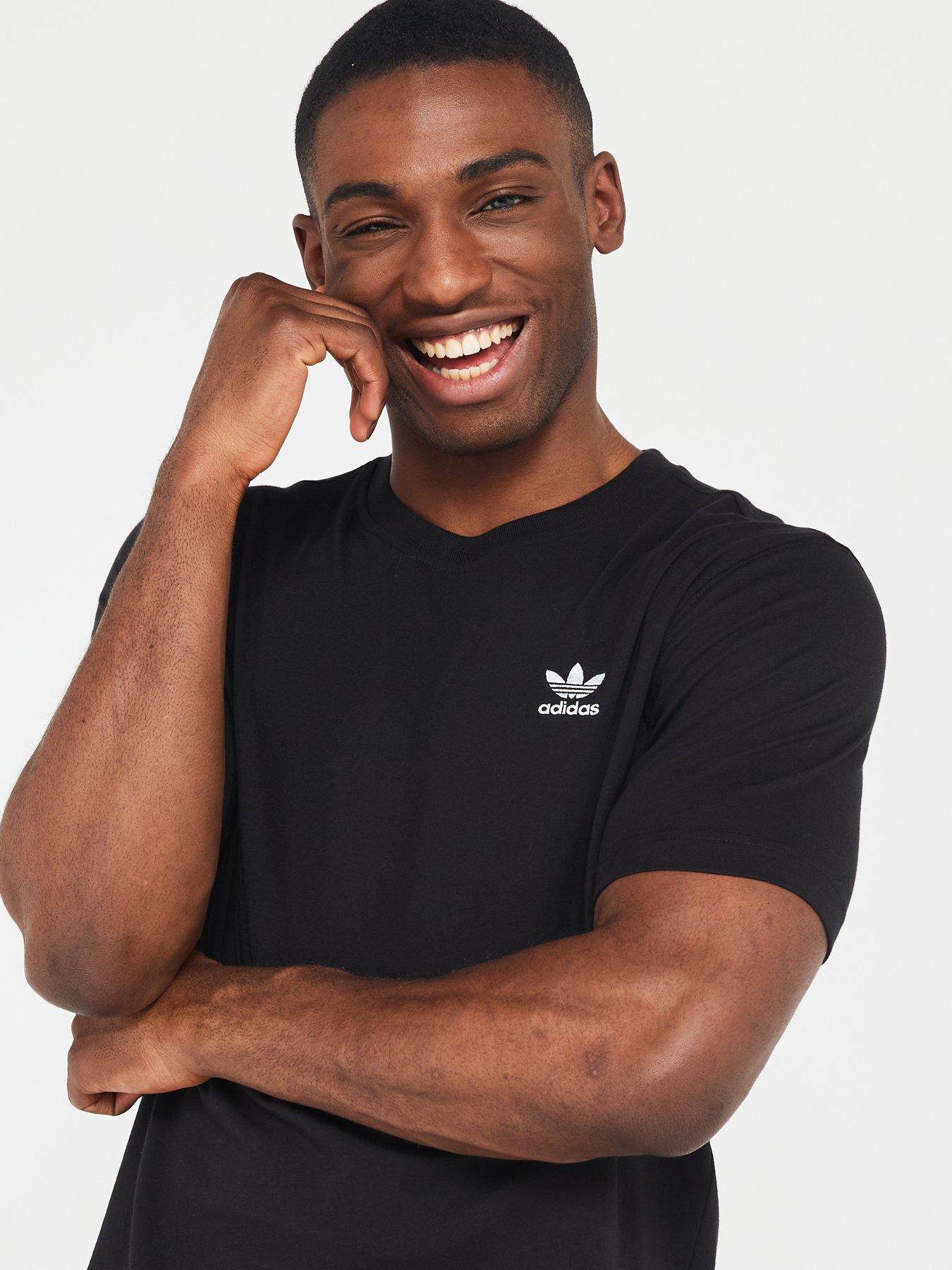 adidas-originals-mens-essential-trefoil-t-shirt-blackoutfit