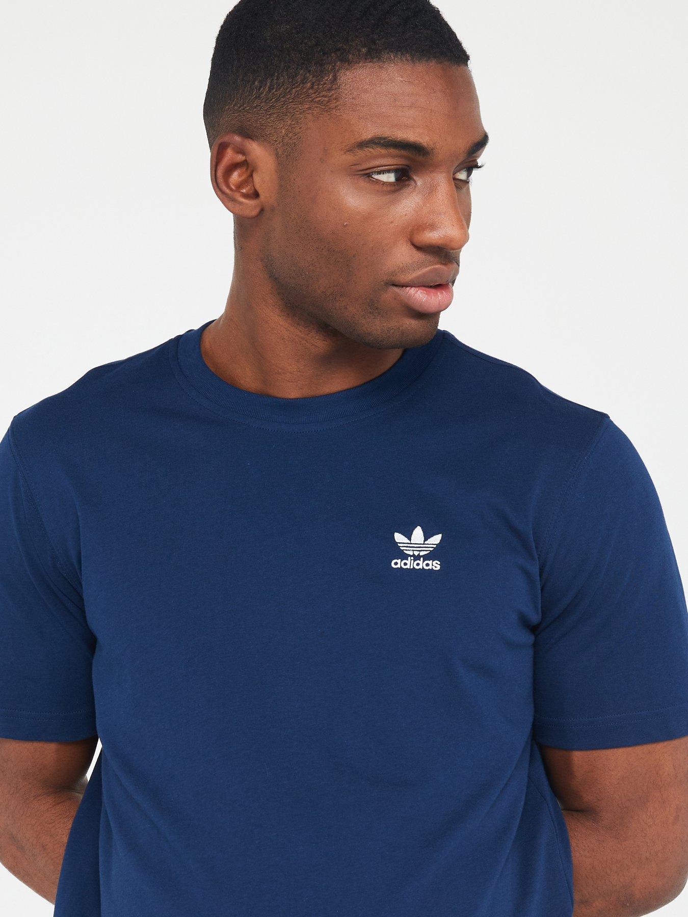 adidas-originals-mens-essential-trefoil-t-shirt-navyoutfit