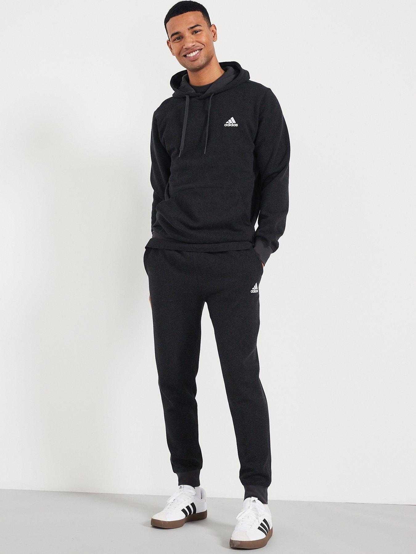 adidas-sportswear-mens-essentials-melange-hoodie-blackback