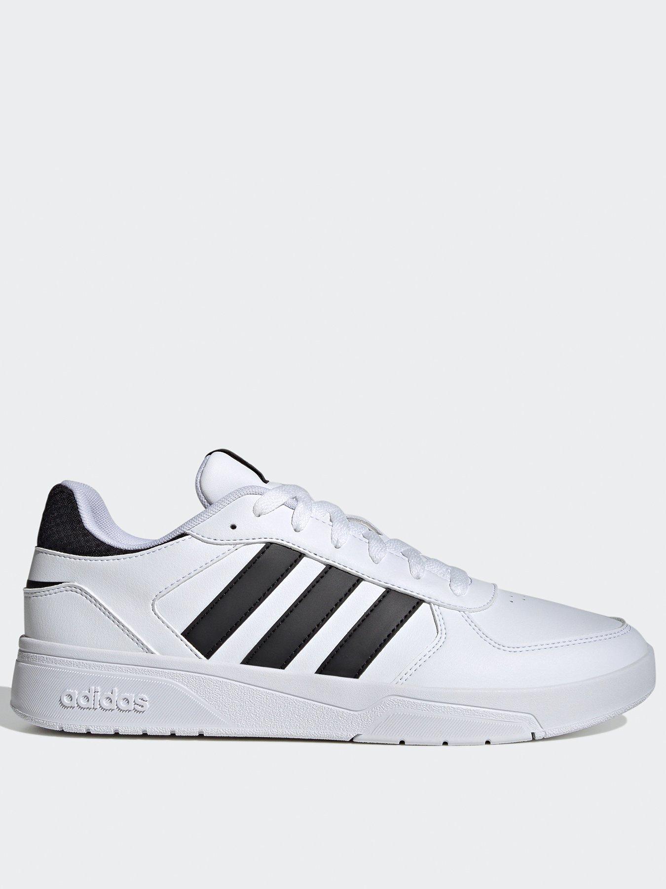 adidas-sportswear-mens-courtbeat-trainers-whiteblackfront