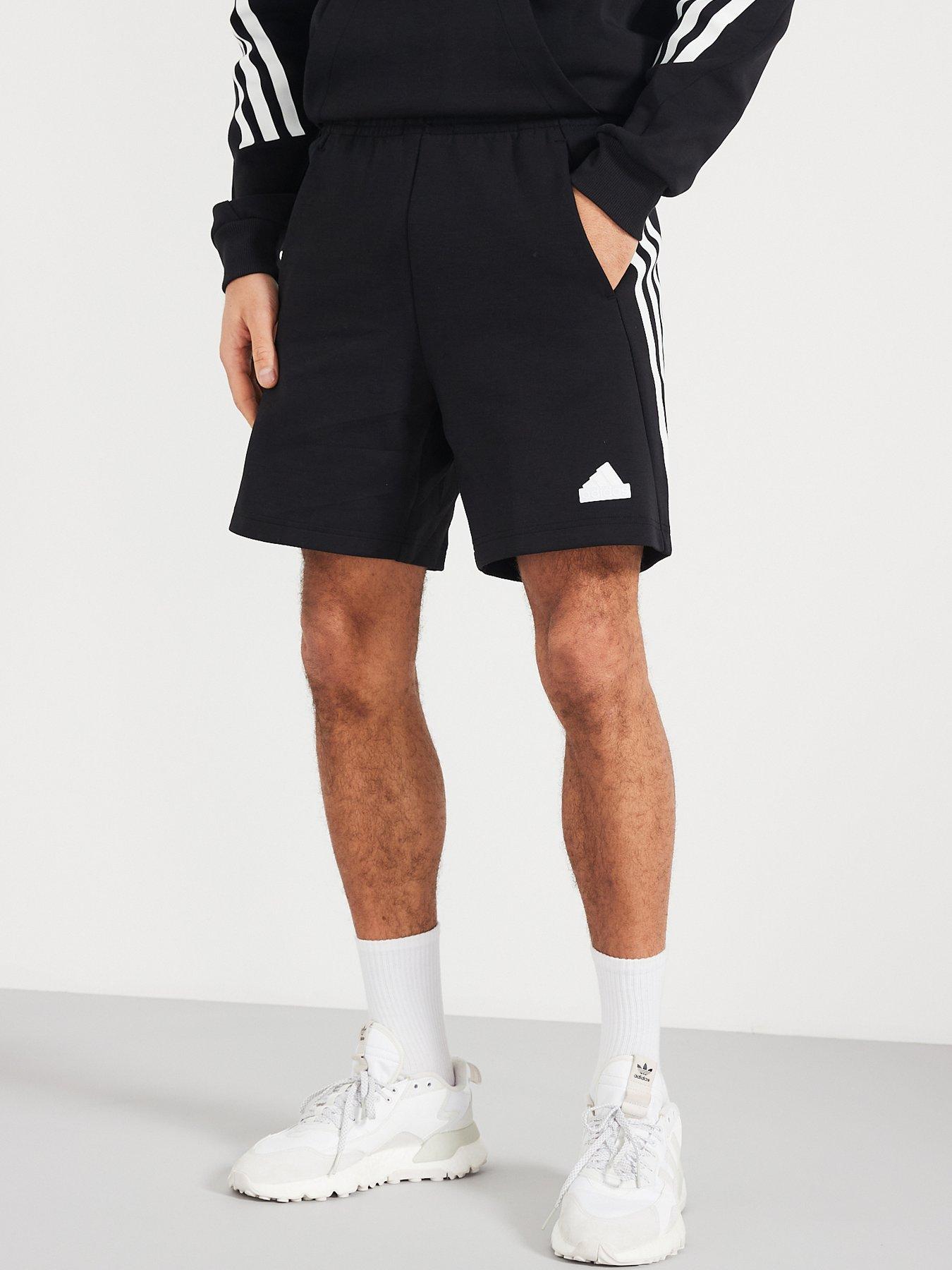 adidas-sportswear-mens-3-stripe-shorts-nbsp--blackfront