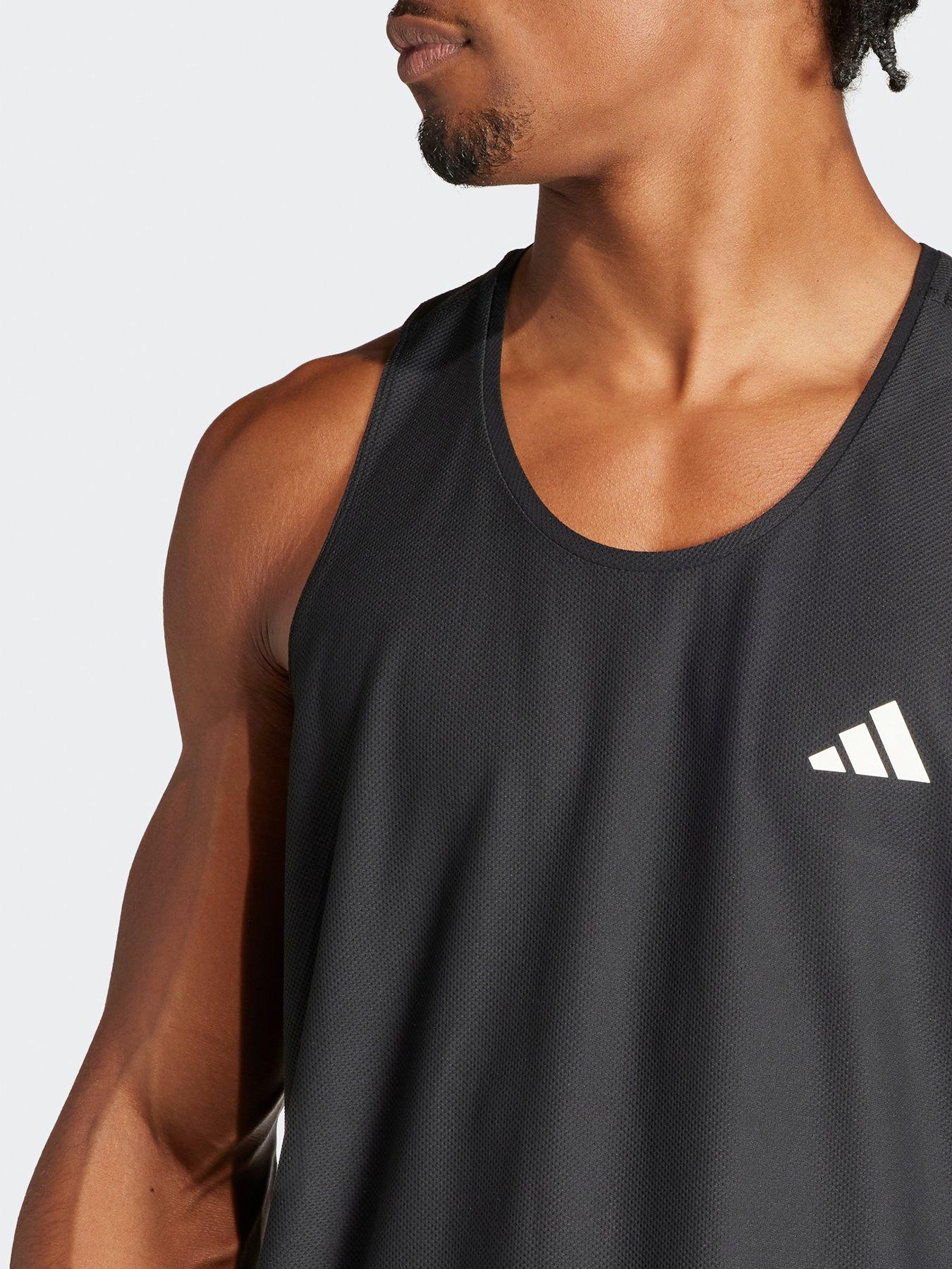 adidas-mens-running-own-the-run-tank-blackoutfit