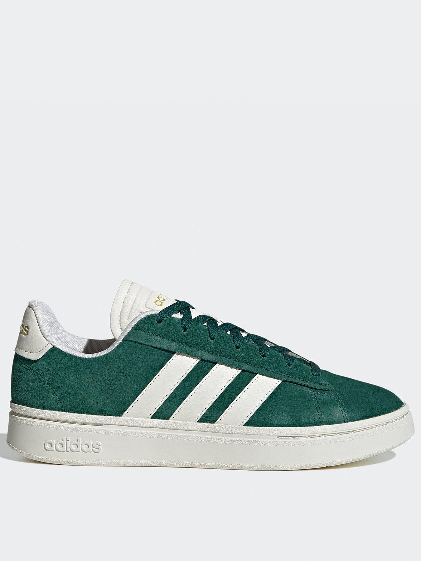 Mens adidas green store trainers