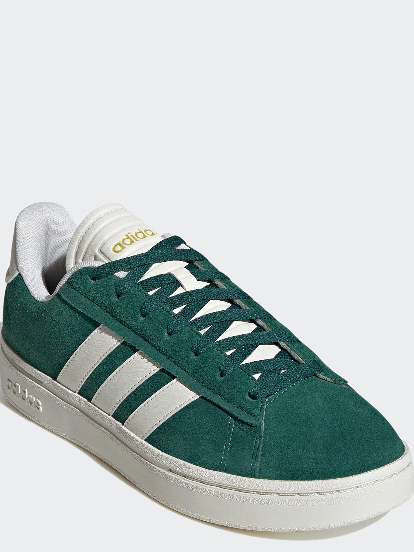 adidas-sportswear-mens-grand-court-alpha-trainers-greenstillFront